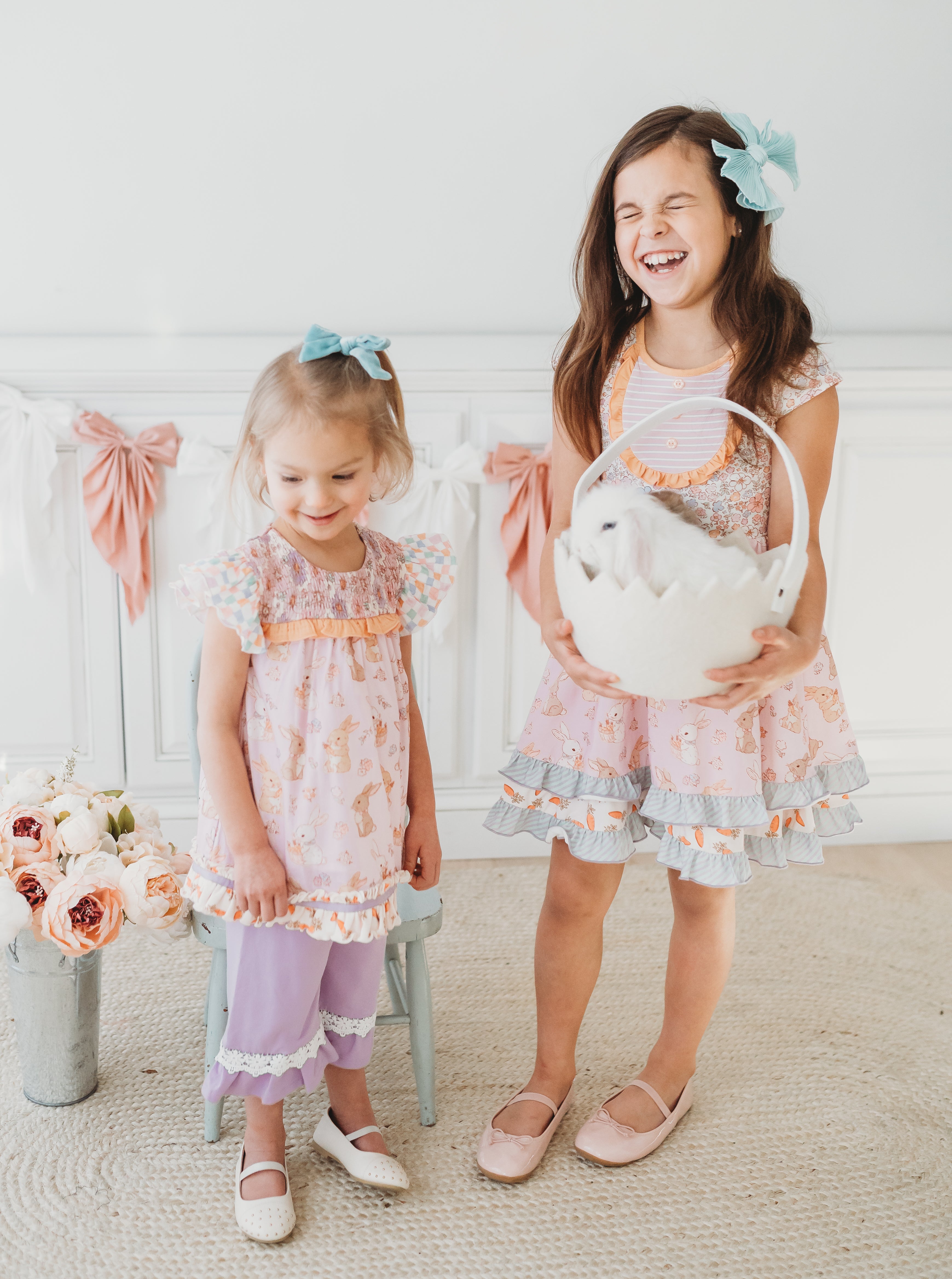 Bunny Patch Bib Dress