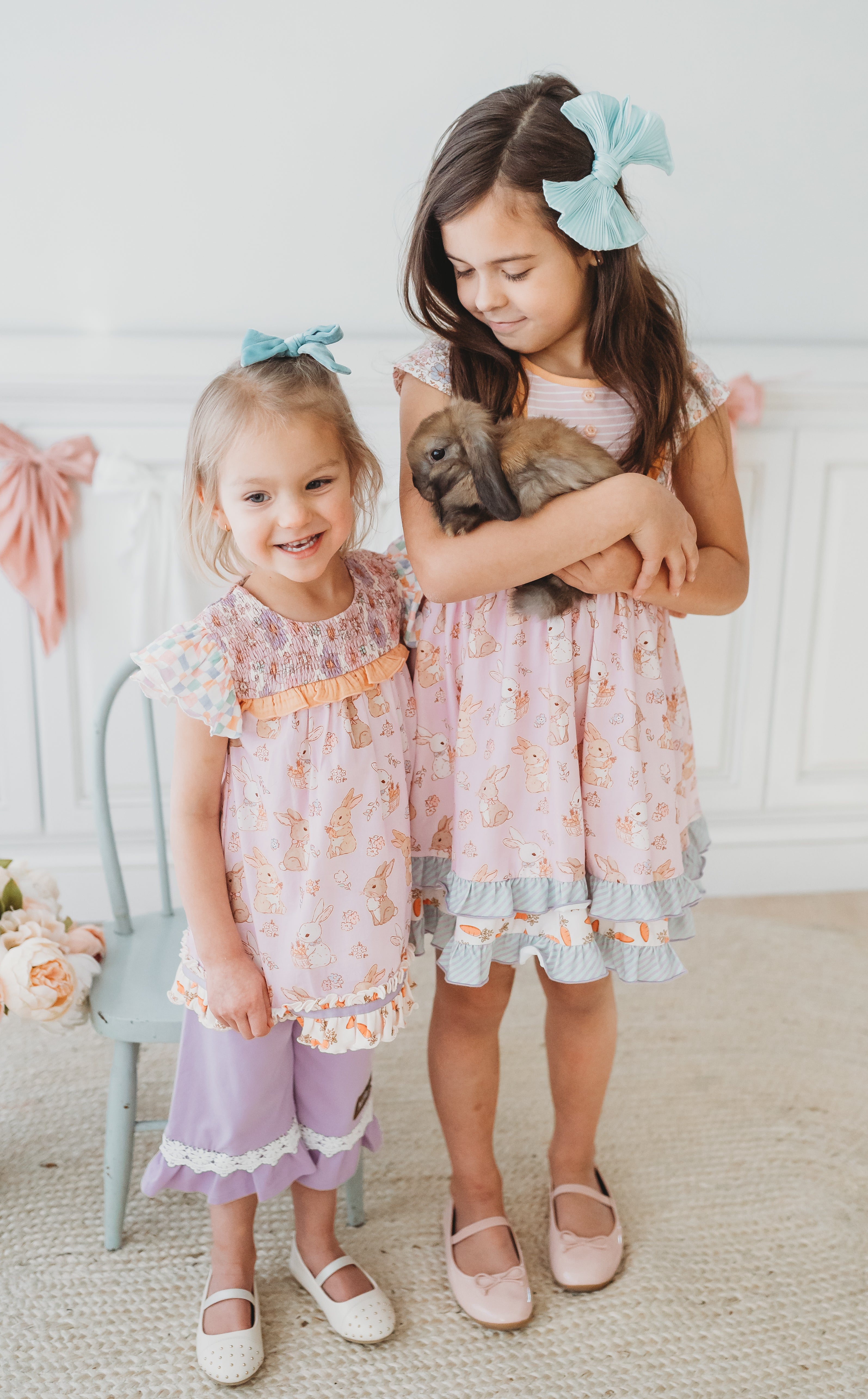 Bunny Patch Bib Dress