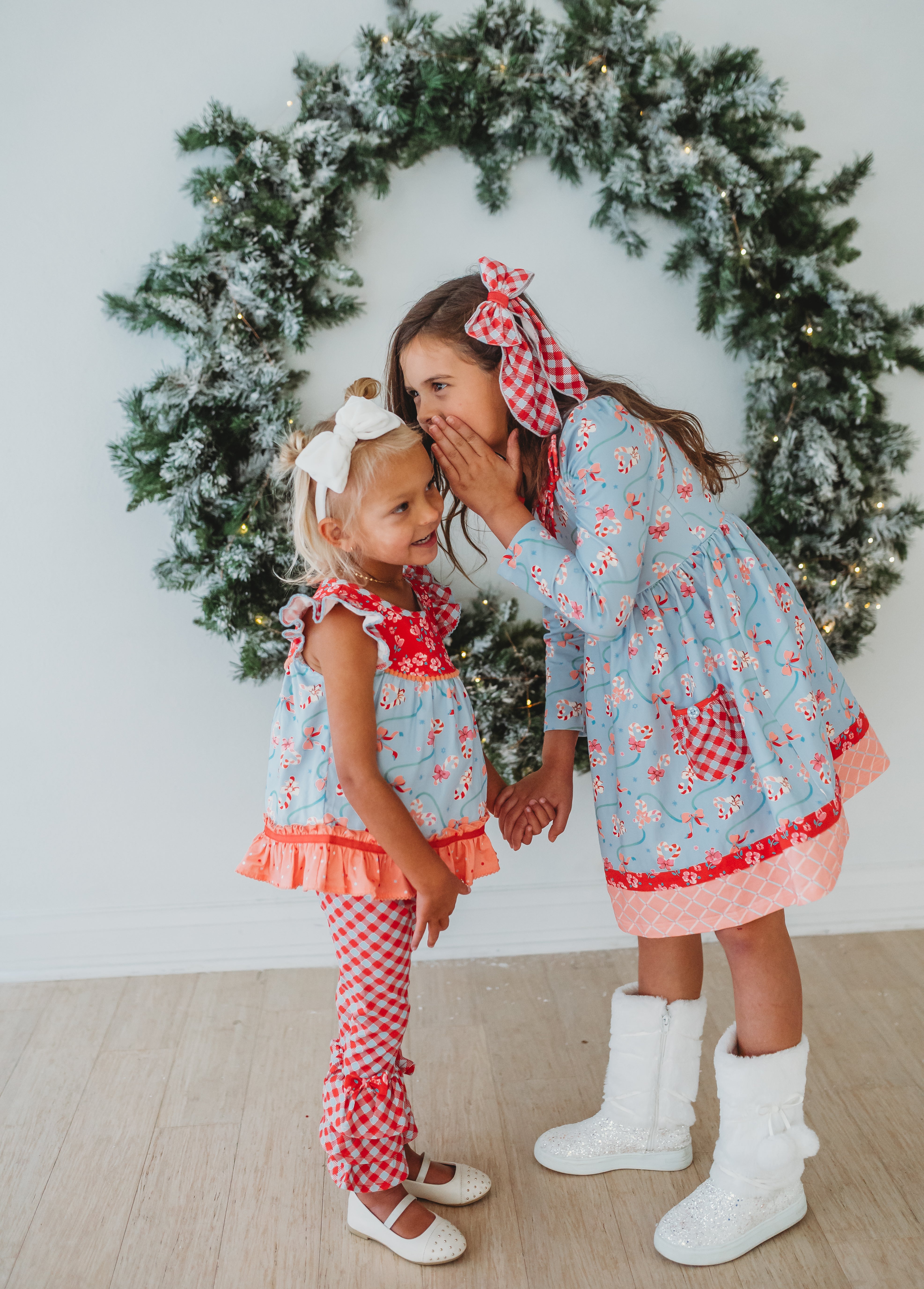 Triple Peppermint Ruffles Benny Legging (Pre-Order)