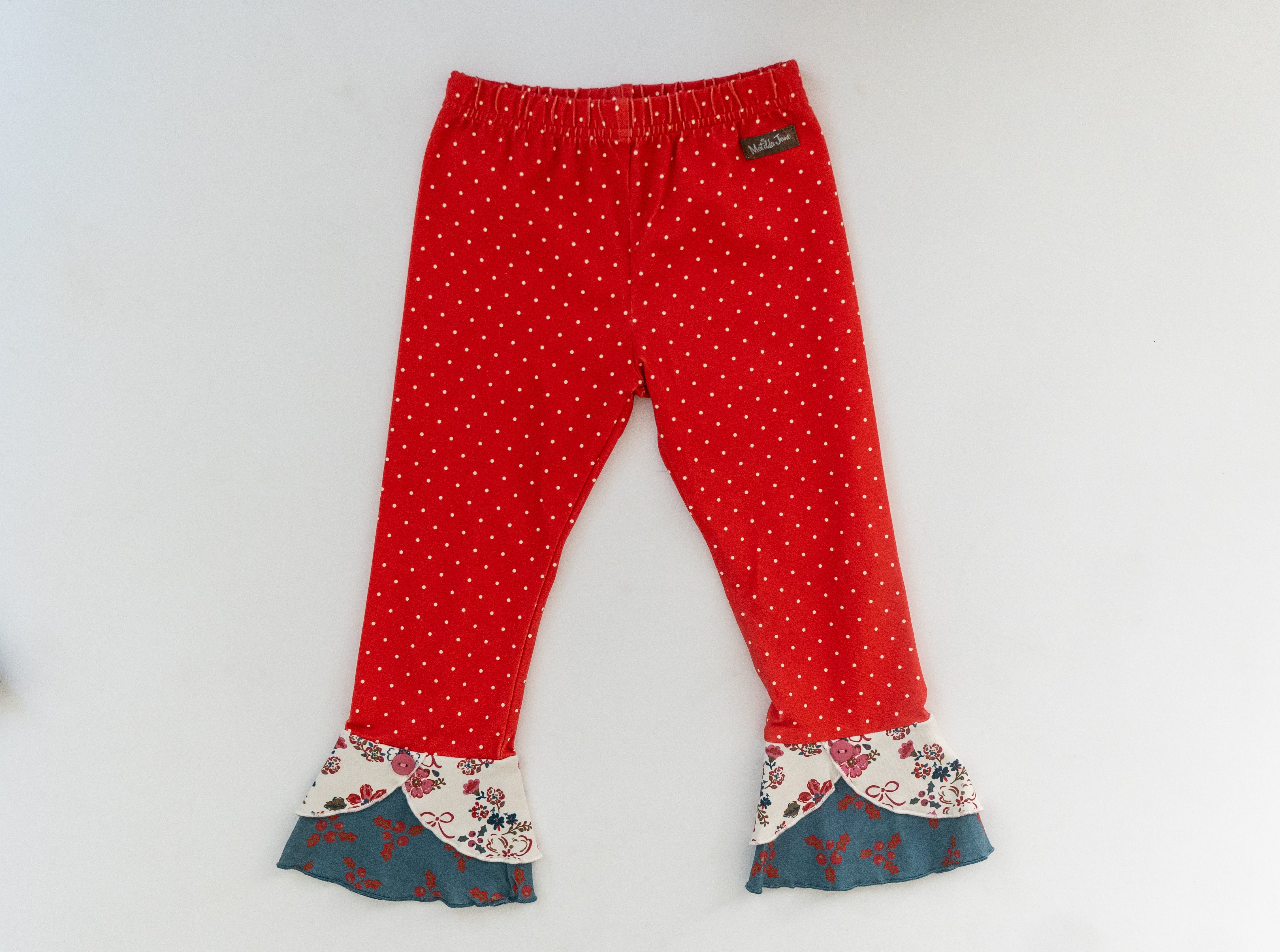 Poinsettia Parade Leggings (Pre-Order)