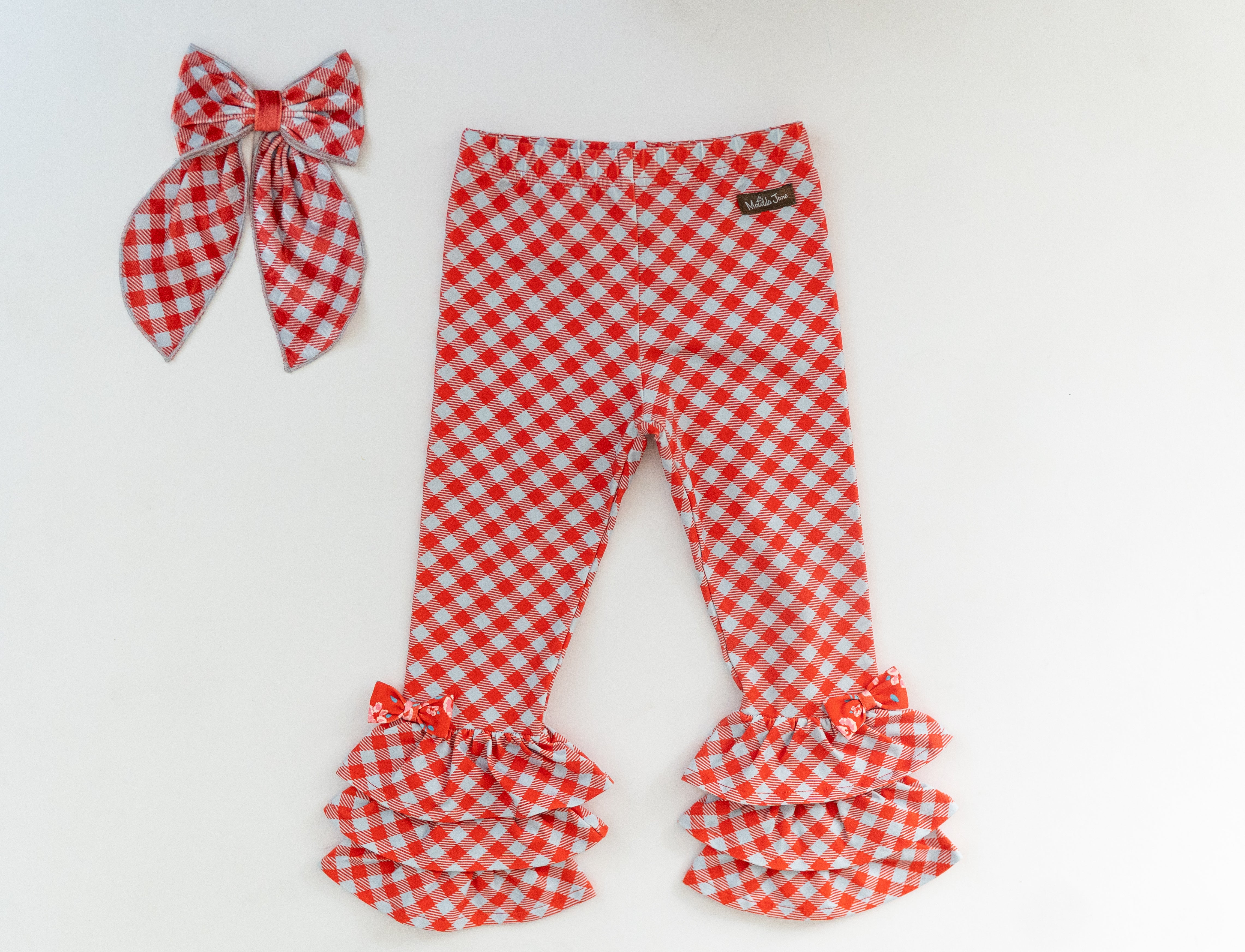 Triple Peppermint Ruffles Benny Legging (Pre-Order)