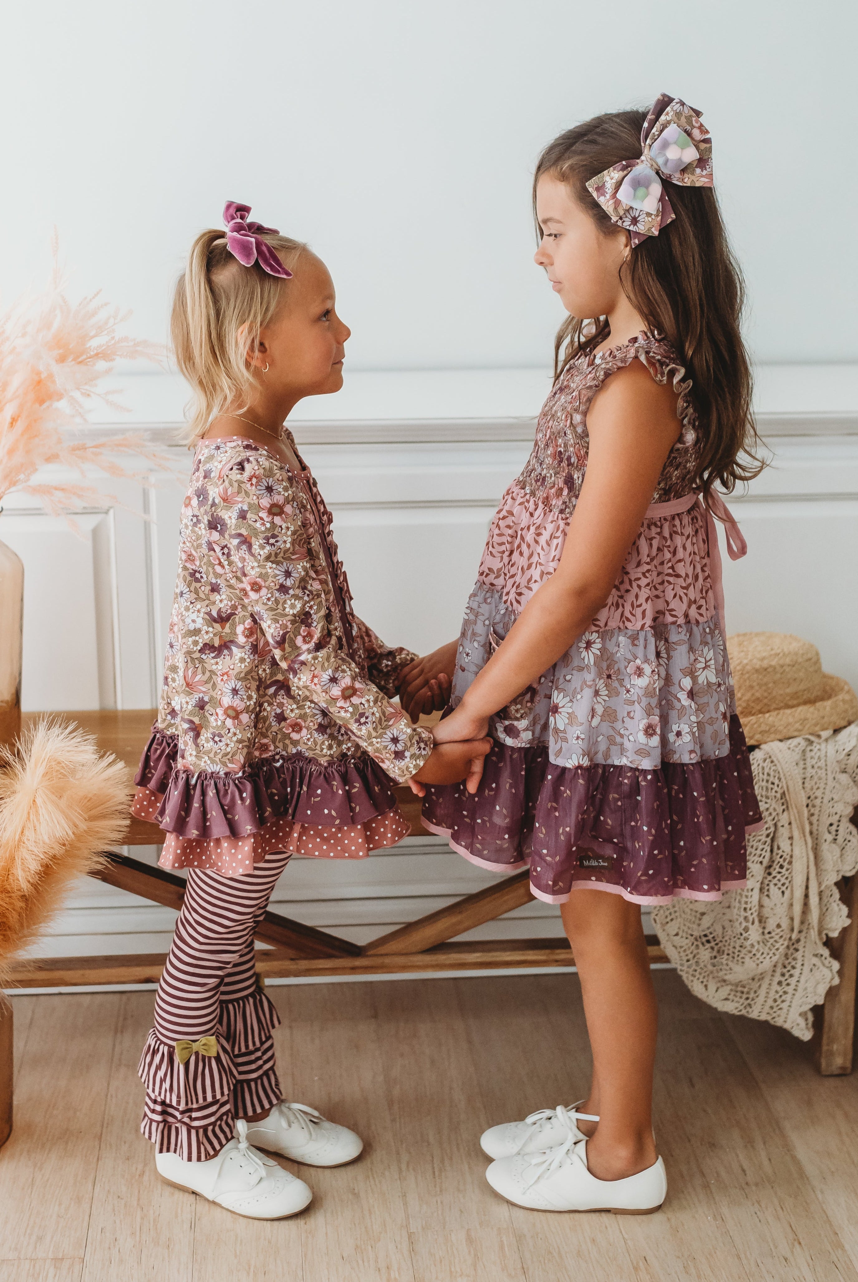 Mulberry Mischief Shimmer Dress (Pre-Order)