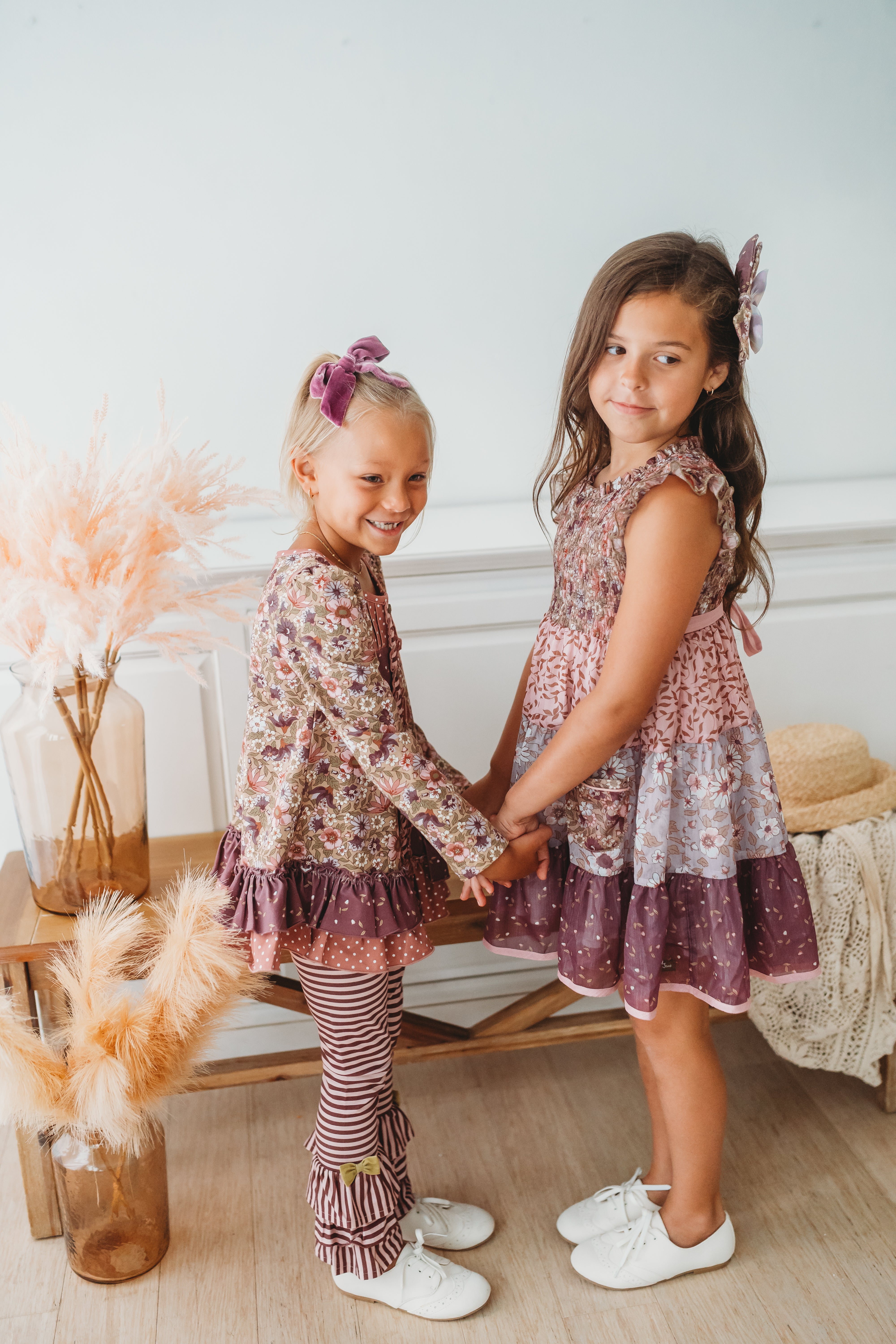 Tangled in Twigs Ruffle Leggings (Pre-Order)