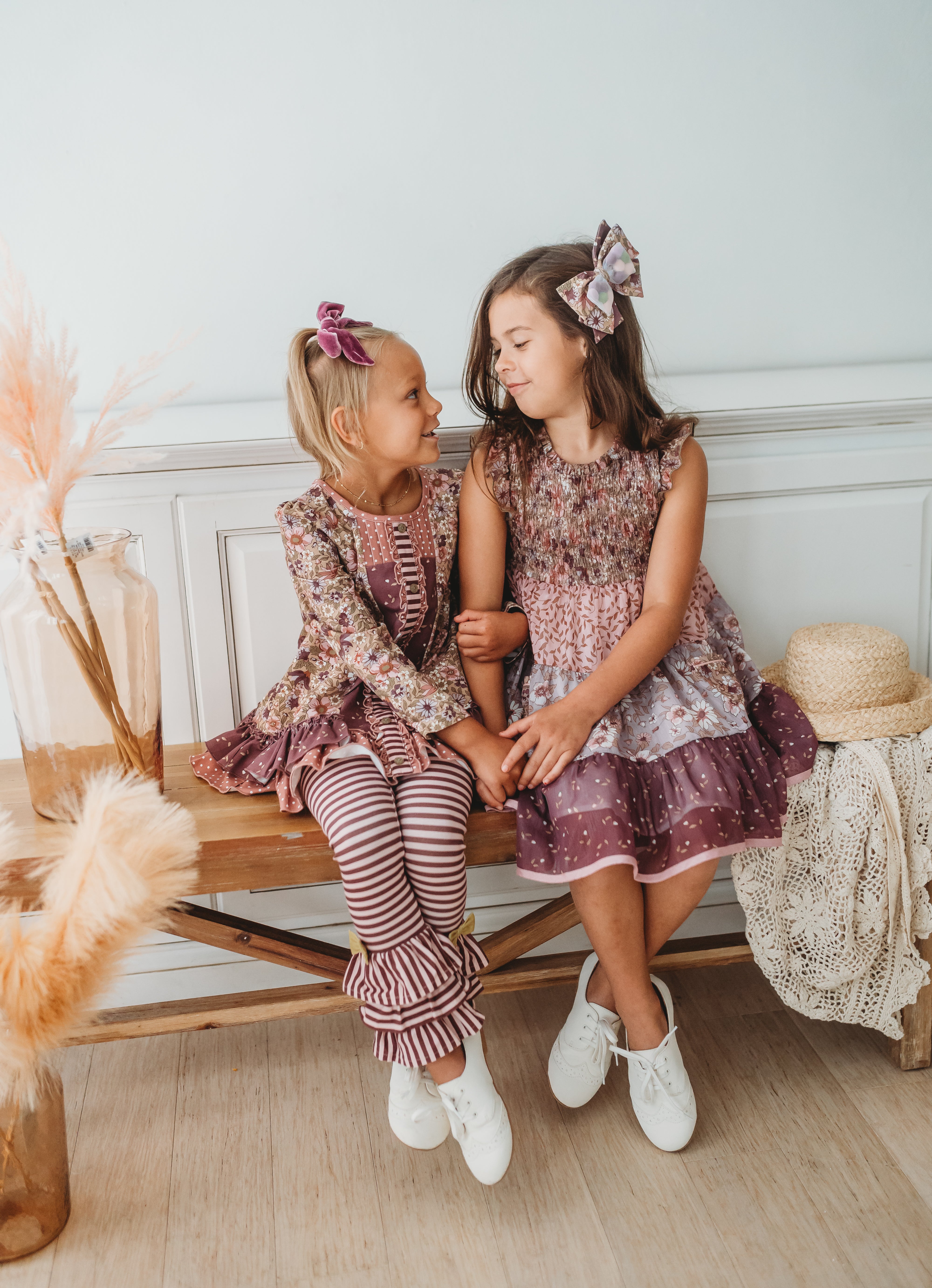 Tangled in Twigs Ruffle Leggings (Pre-Order)