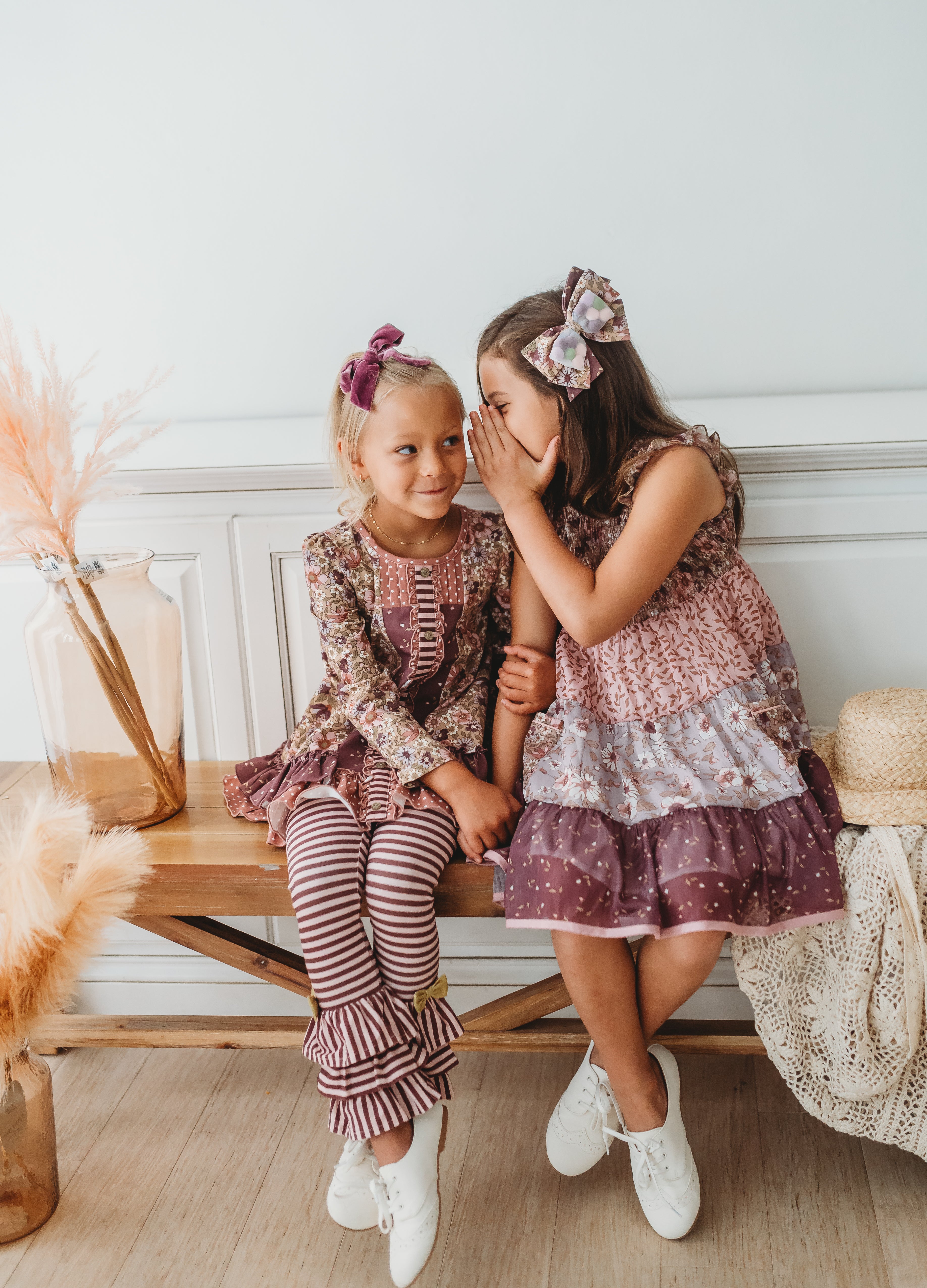 Tangled in Twigs Ruffle Leggings (Pre-Order)