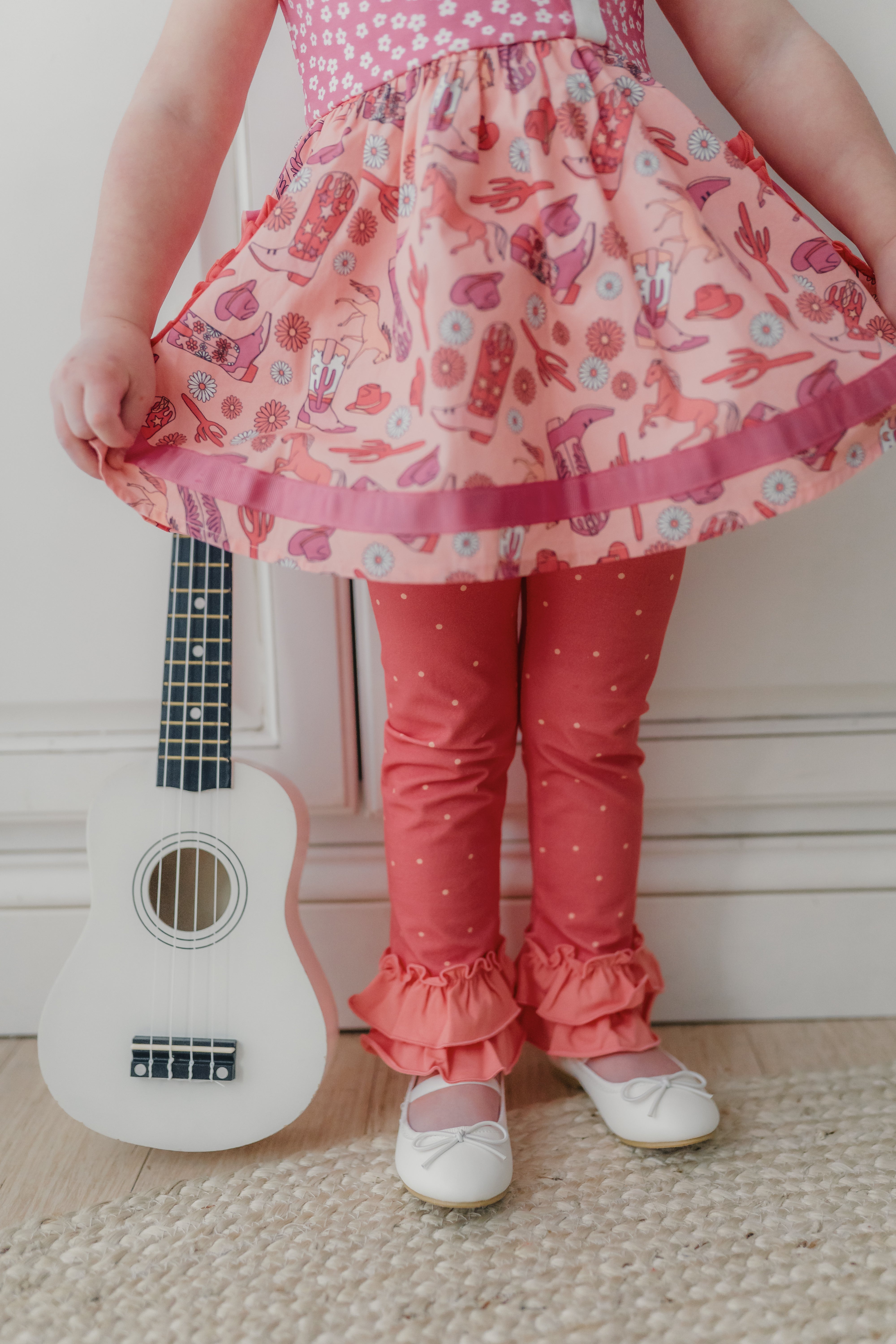 Blushin' Wrangler Ruffle Leggings