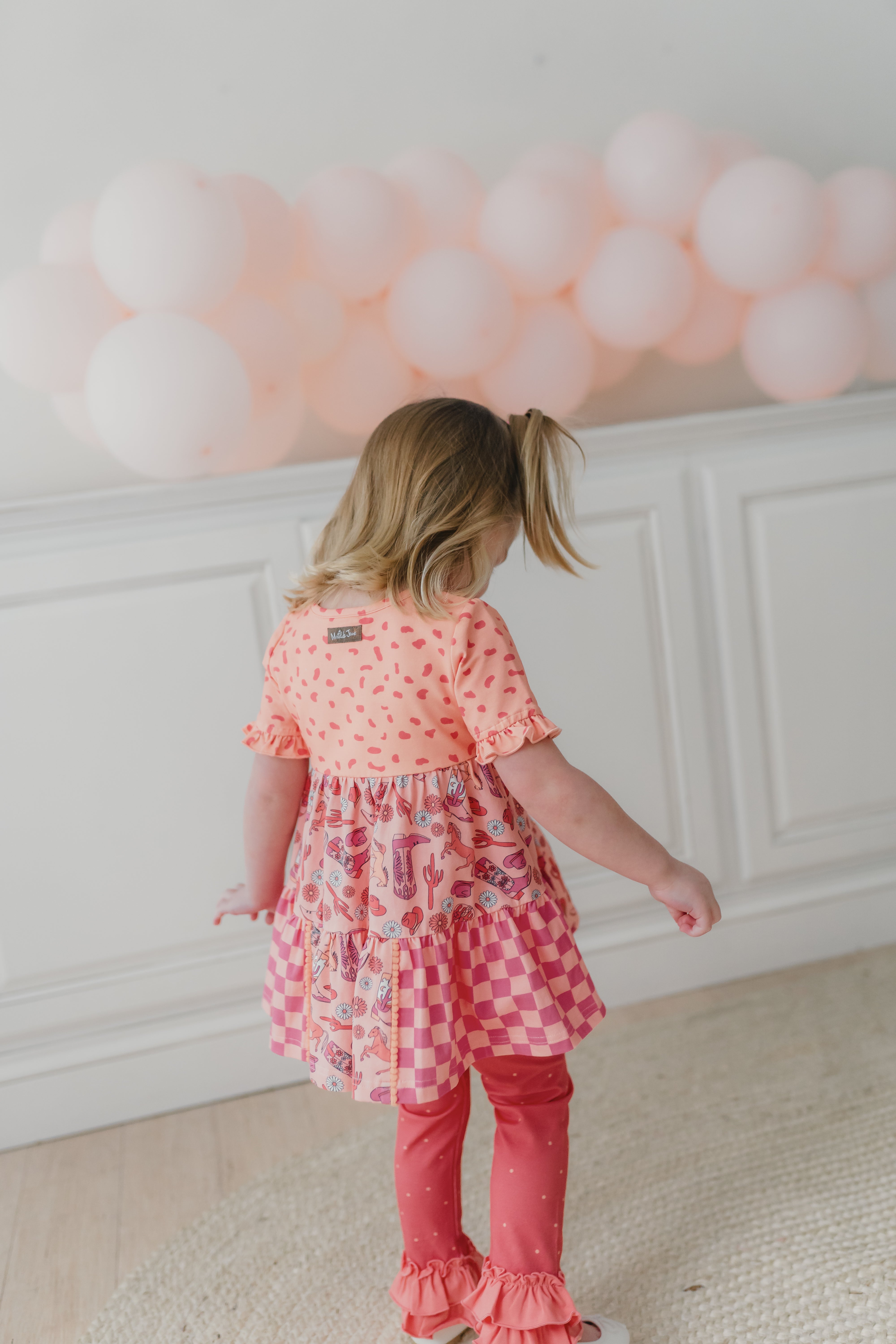 Blushin' Wrangler Ruffle Leggings