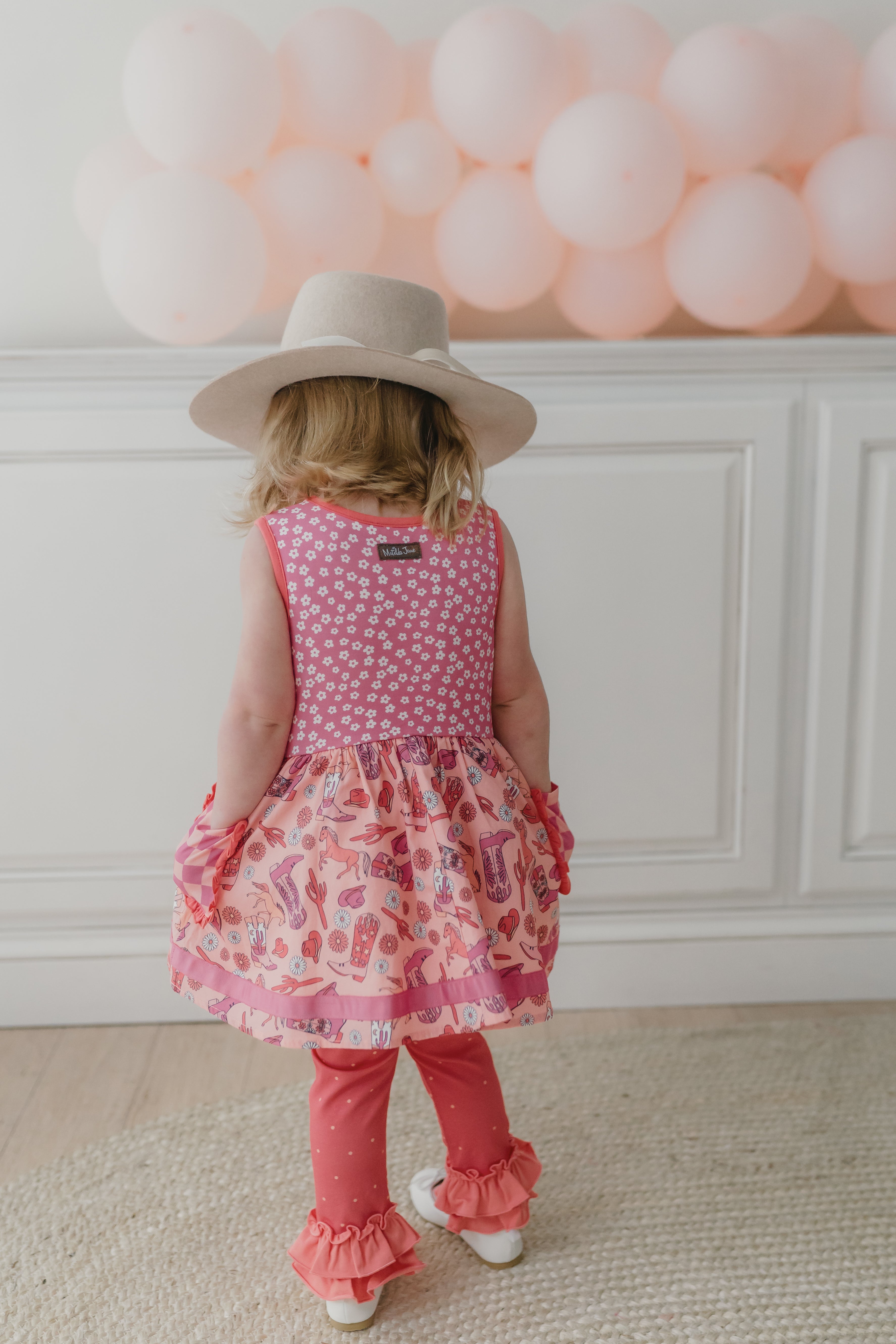 Blushin' Wrangler Ruffle Leggings