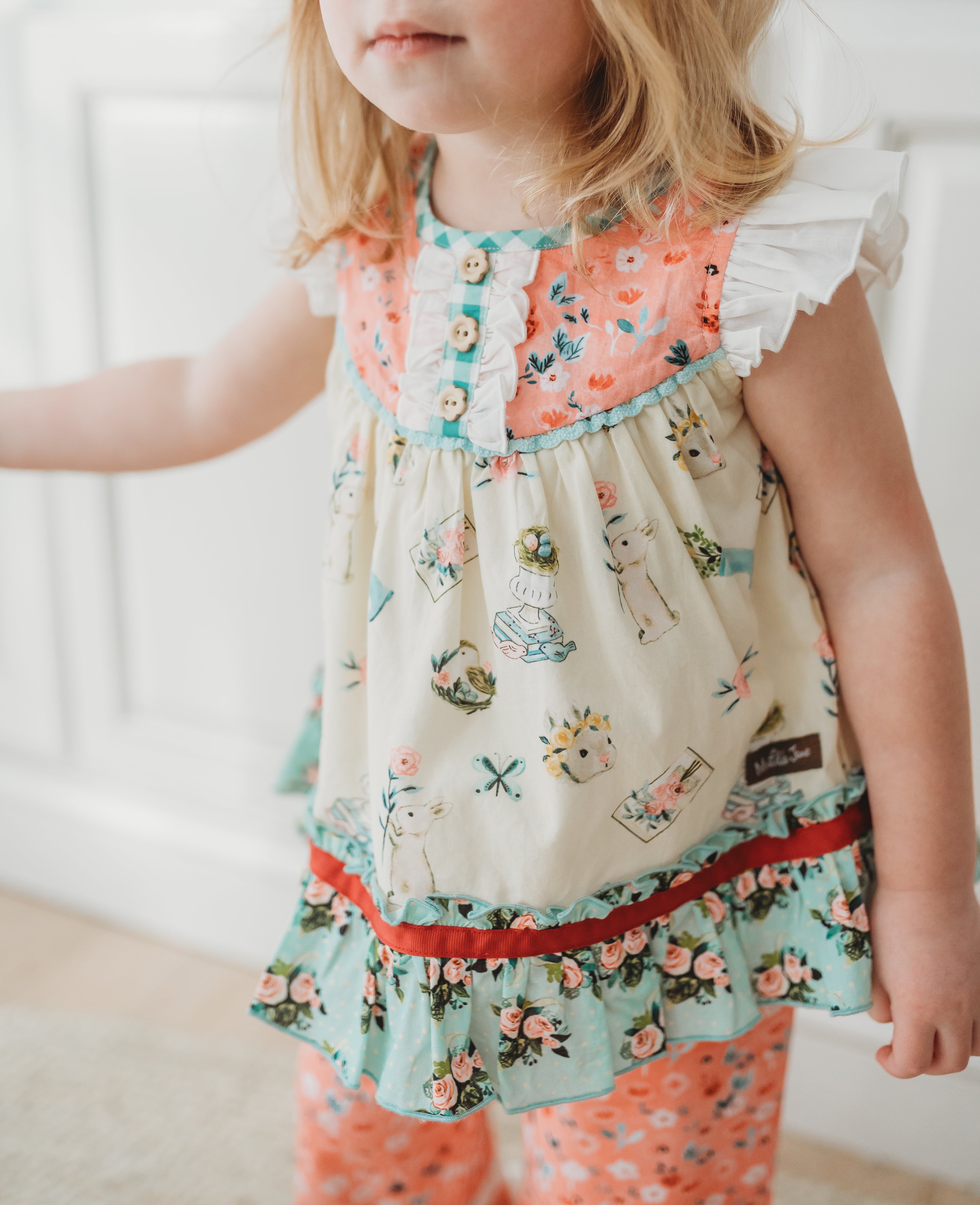 Cottontail Springs Ruffle Tunic
