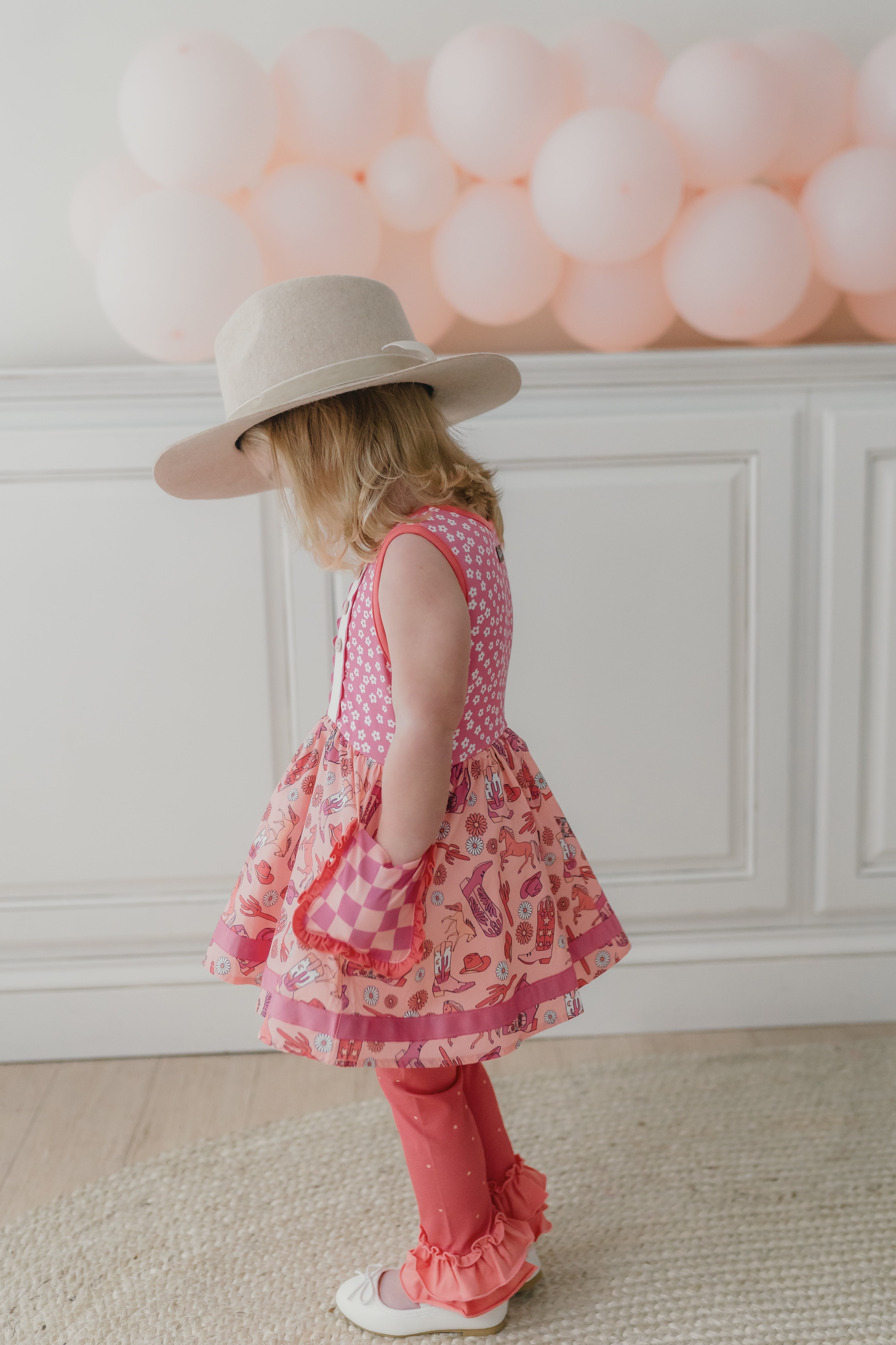Blushin' Wrangler Ruffle Leggings
