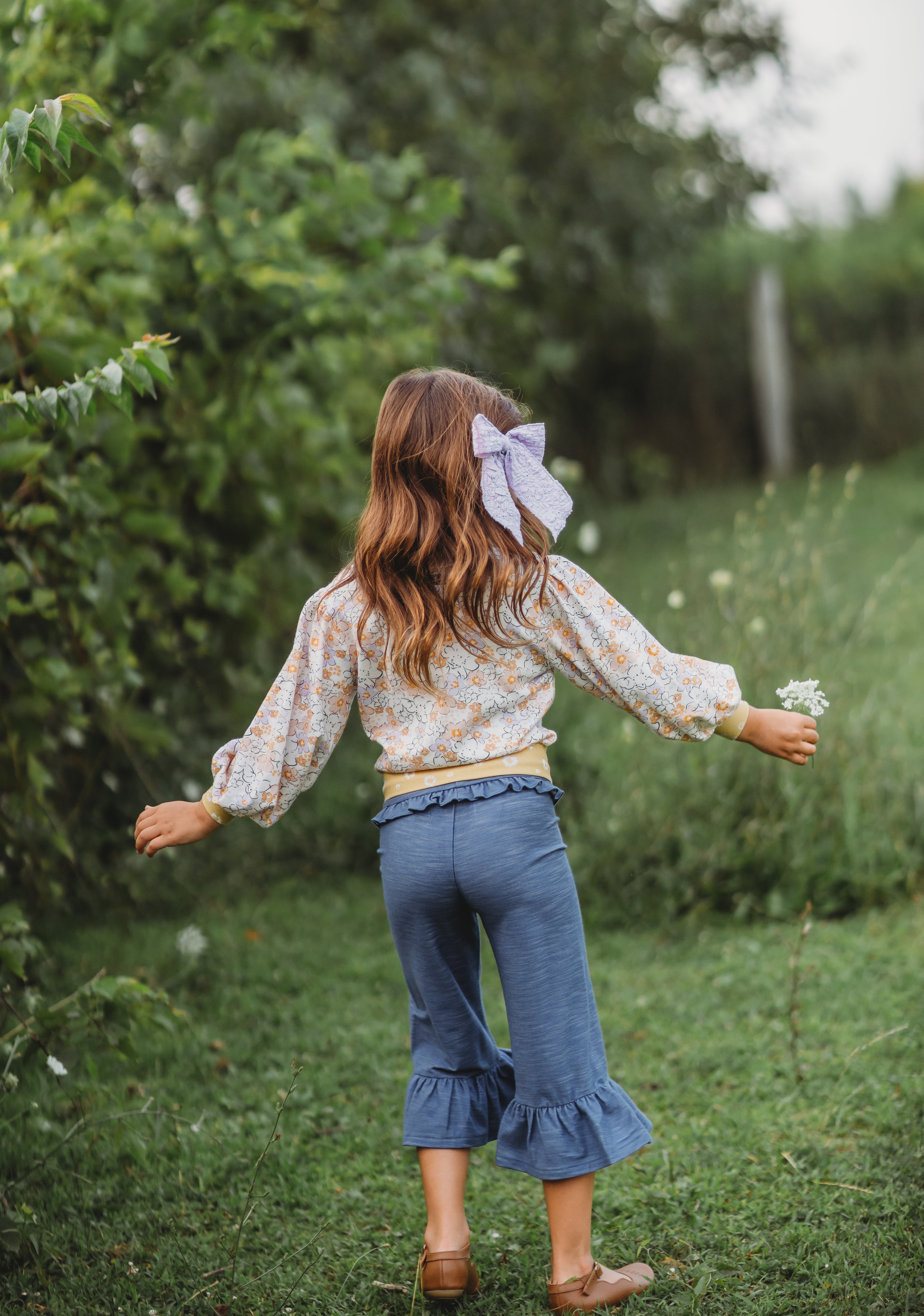 Denim Delight Big Ruffles (Running Small)