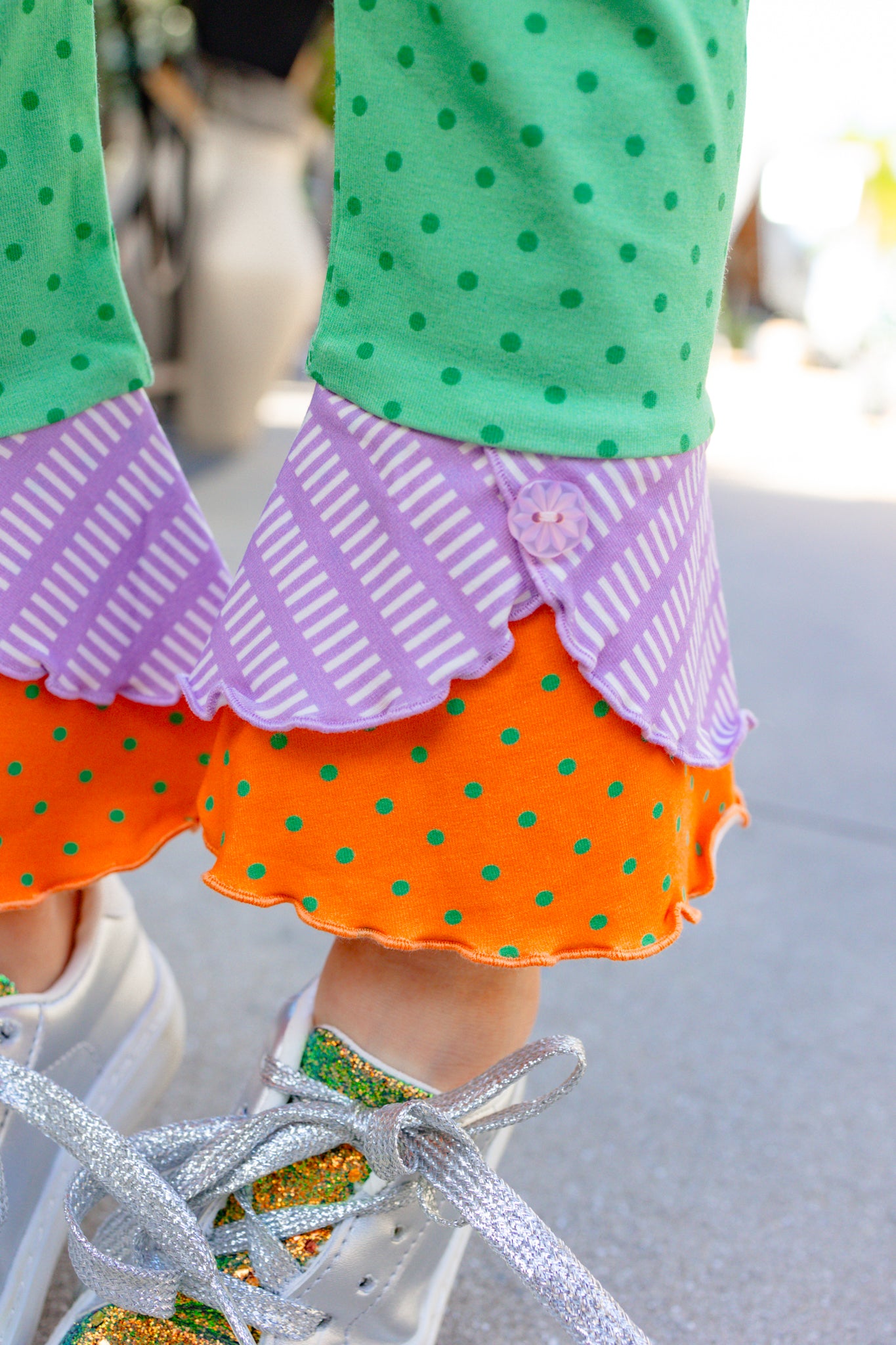 Ruffle Skies Scrappy Leggings