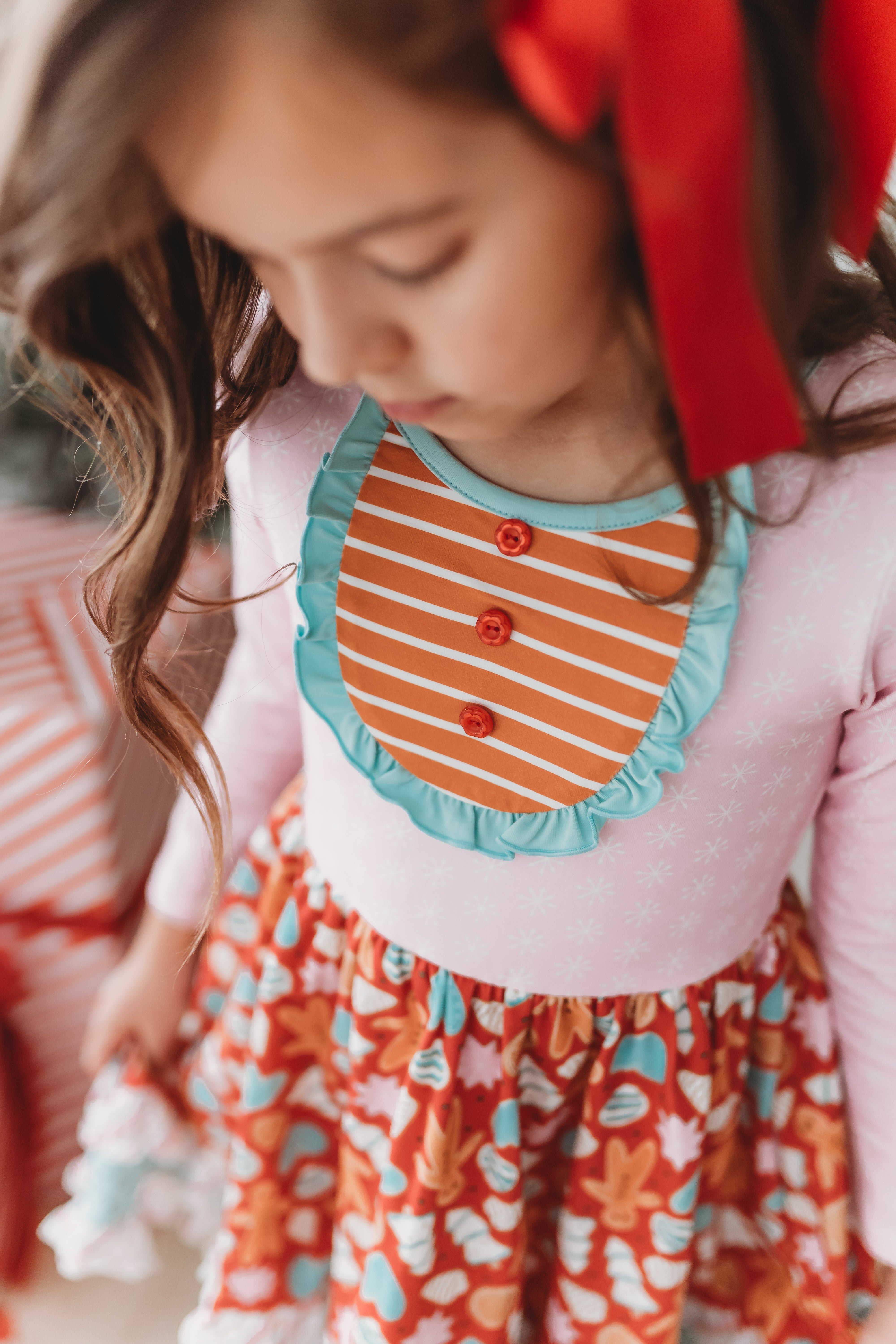 Merry Gingerbread Moments Bib Dress