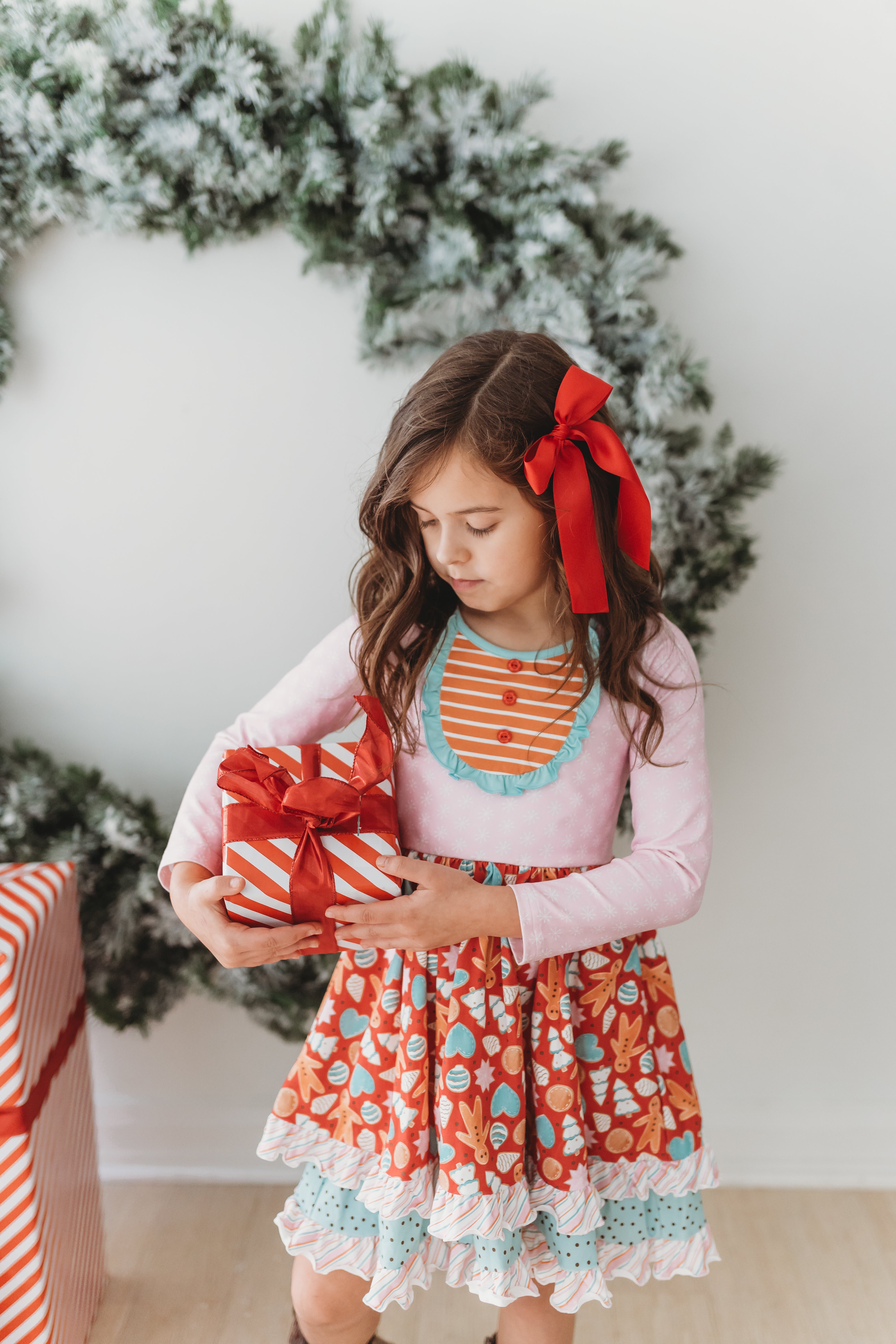 Merry Gingerbread Moments Bib Dress