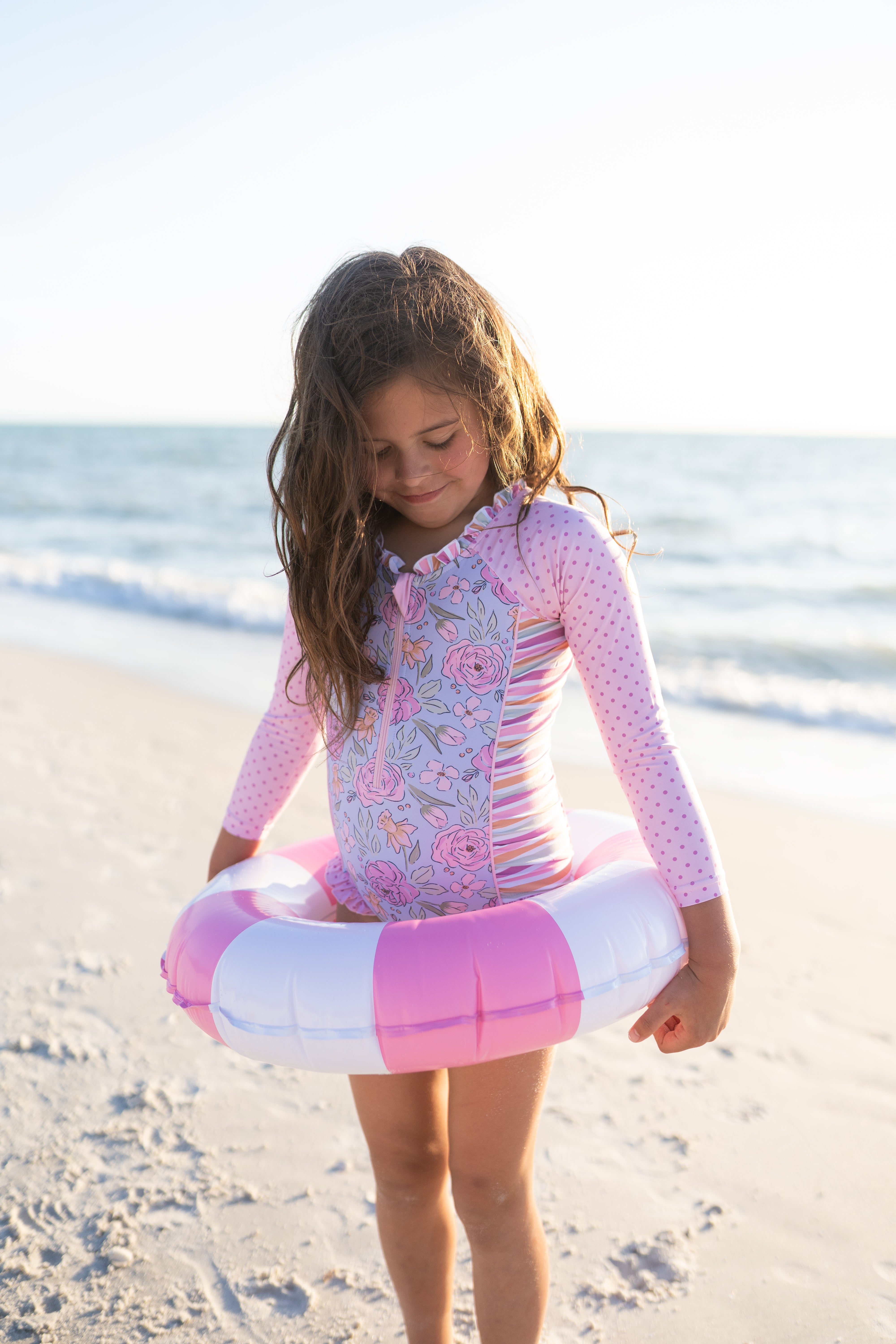 Rash Guard Swimsuit - Long Sleeve | Live in Lavender