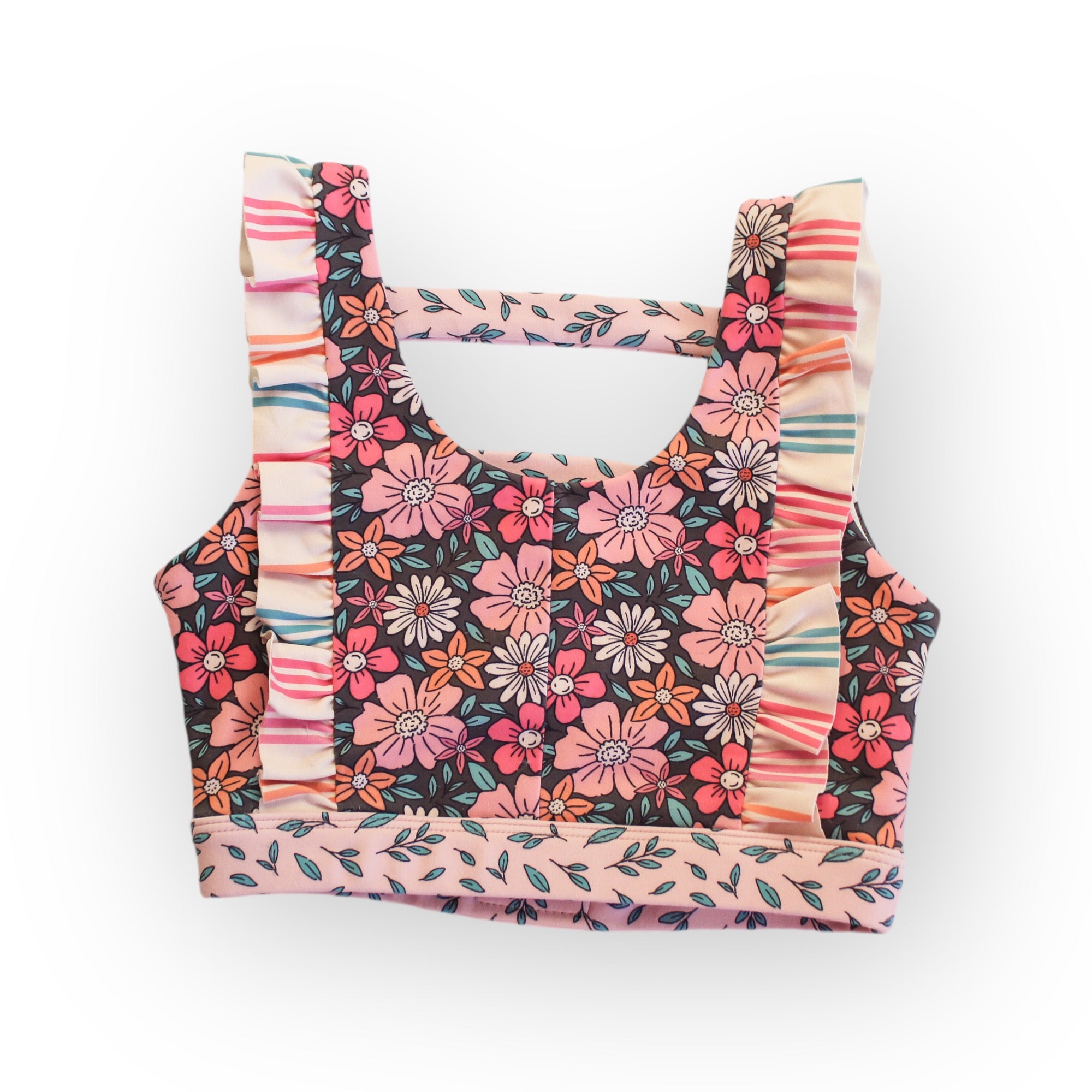 Twilight Blossom Active Crop Top