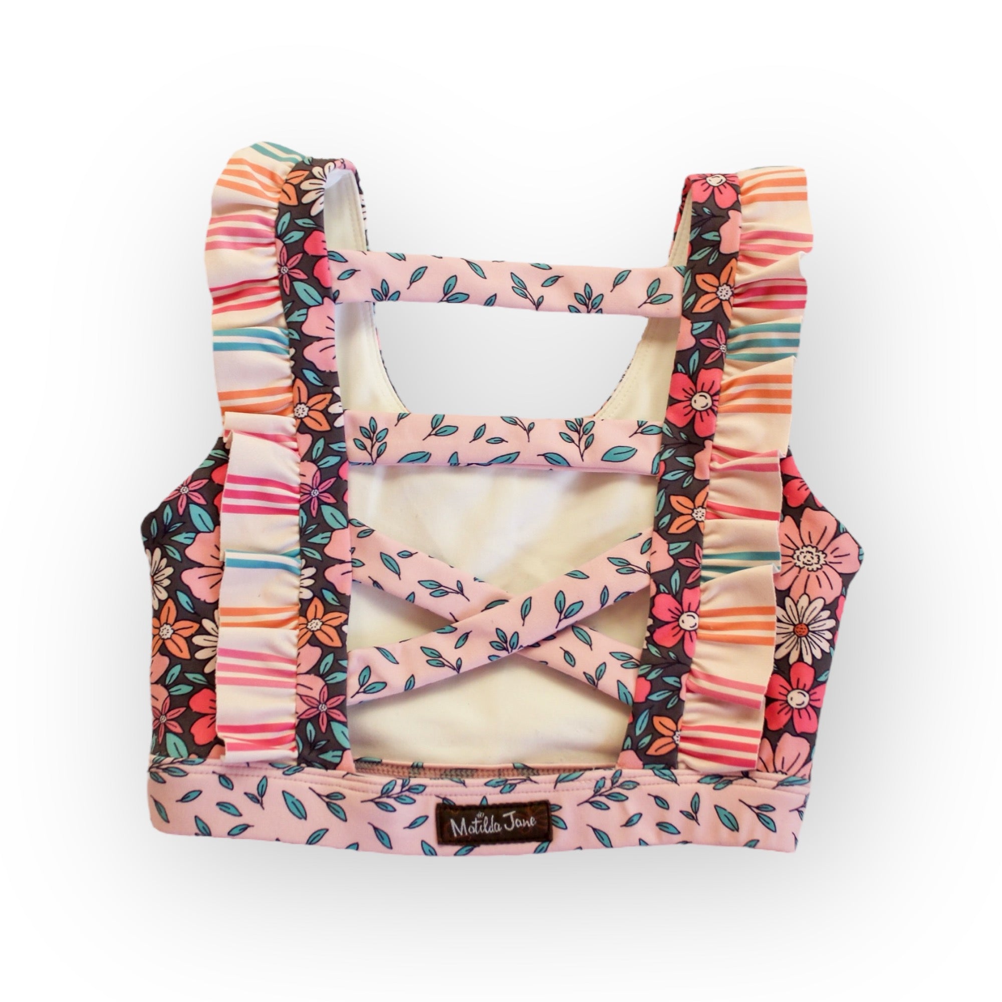 Twilight Blossom Active Crop Top