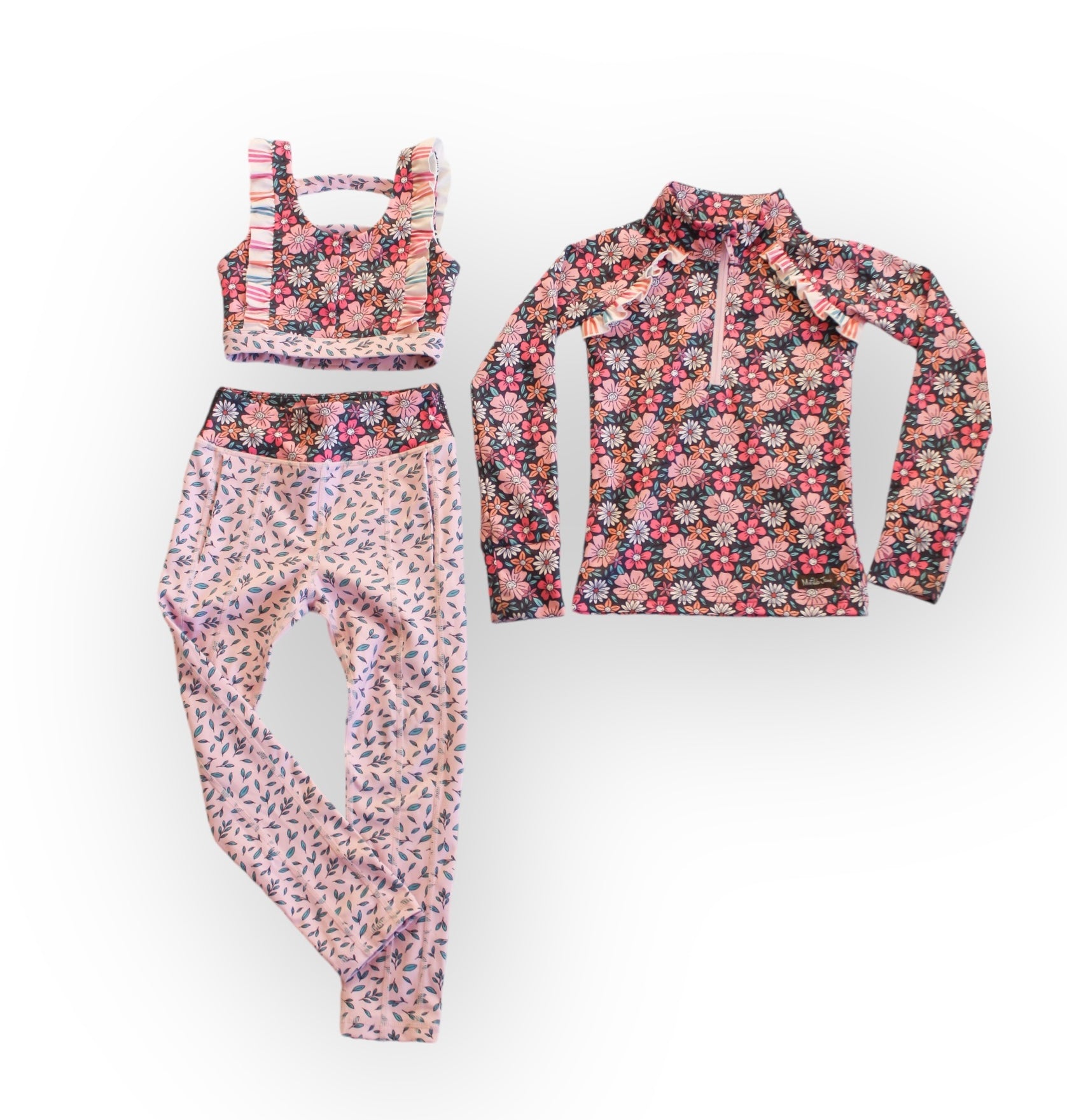Twilight Blossom Active Leggings