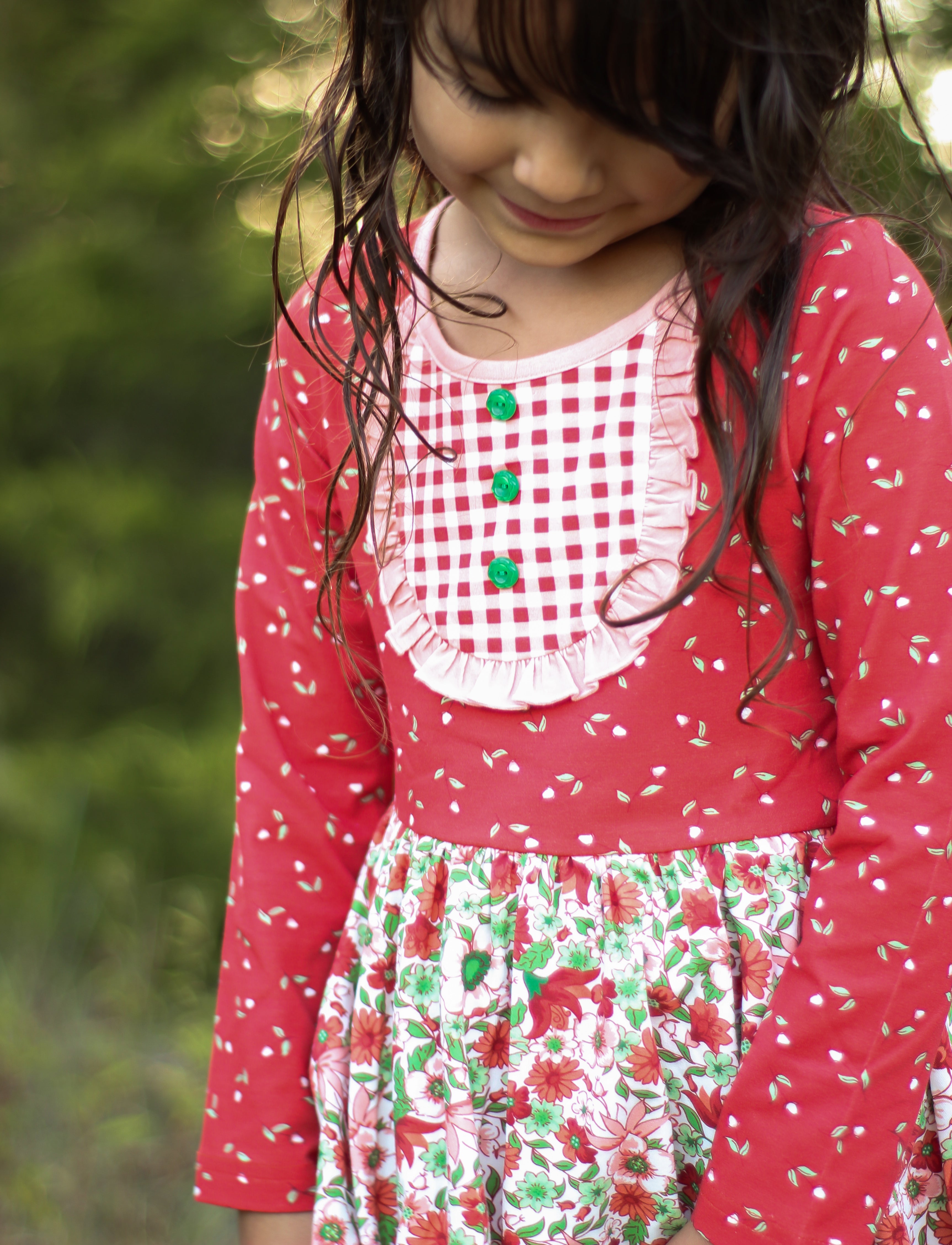 Holiday Heirloom Bib Dress