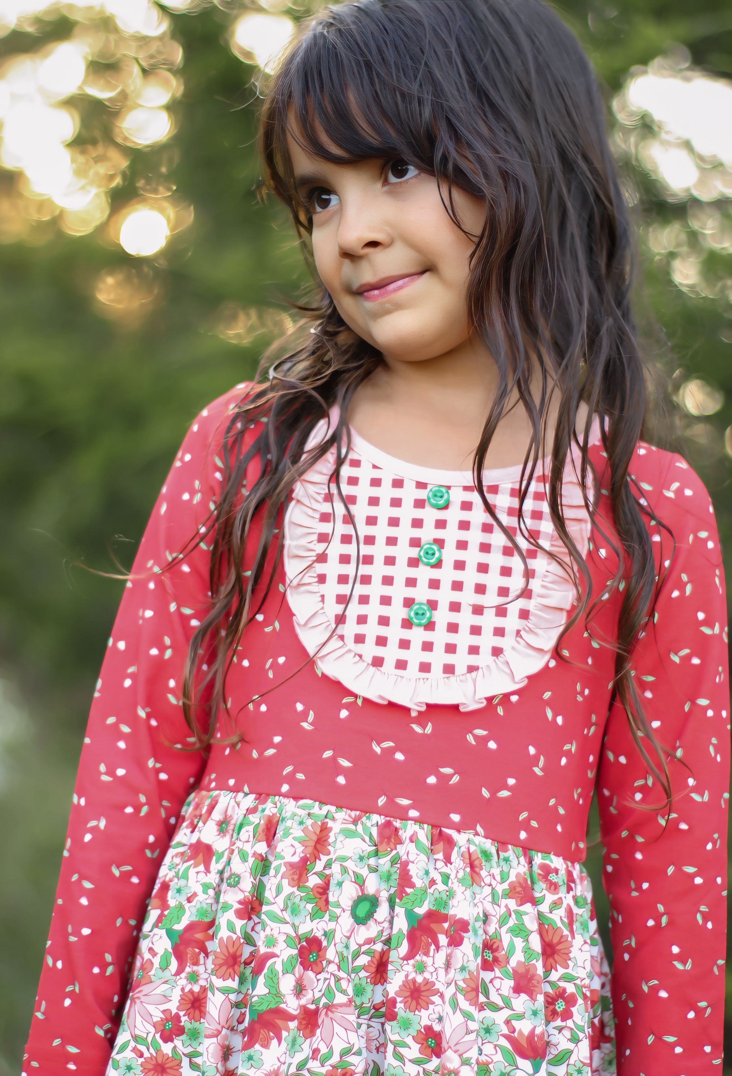 Holiday Heirloom Bib Dress