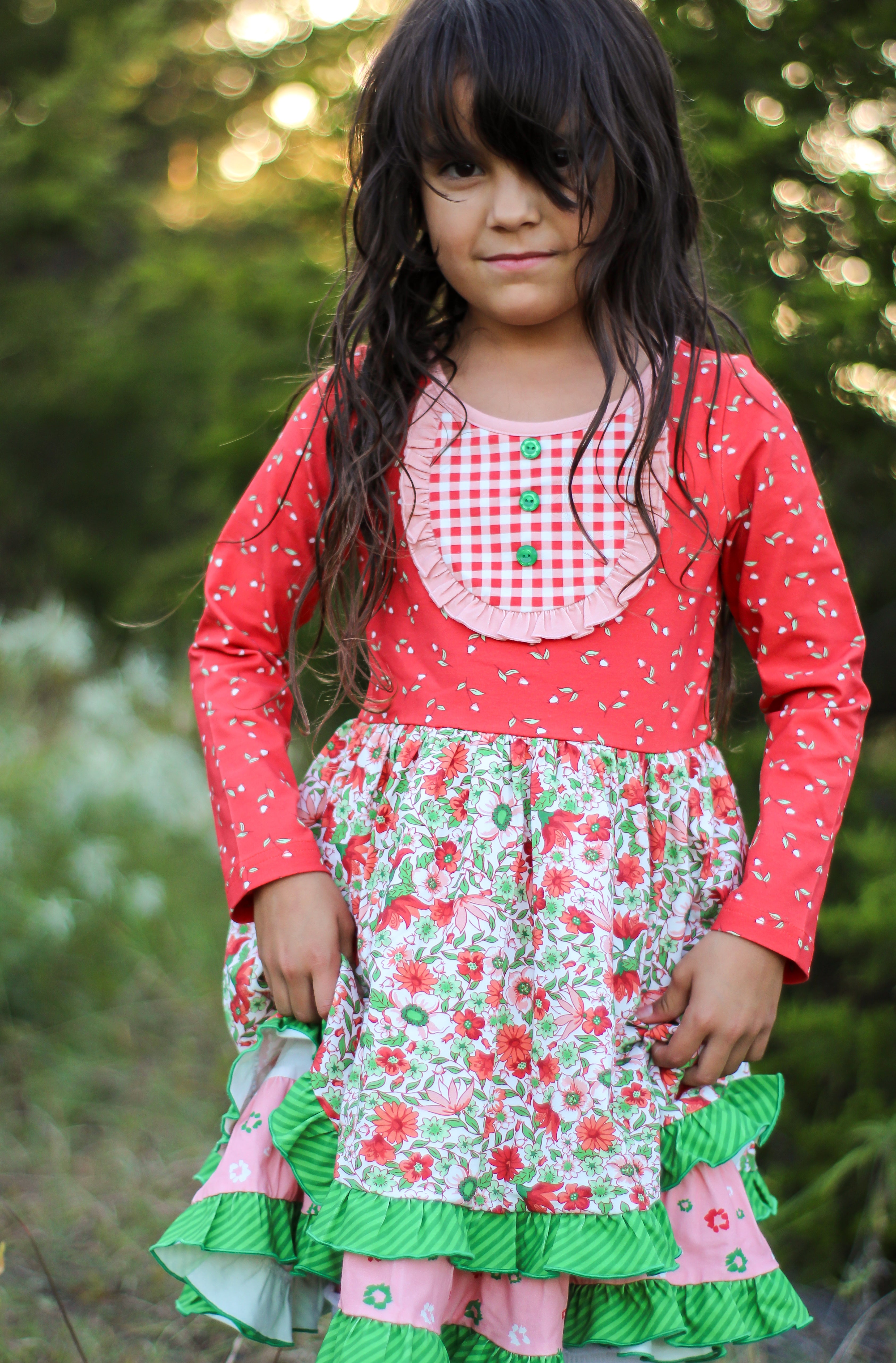 Holiday Heirloom Bib Dress