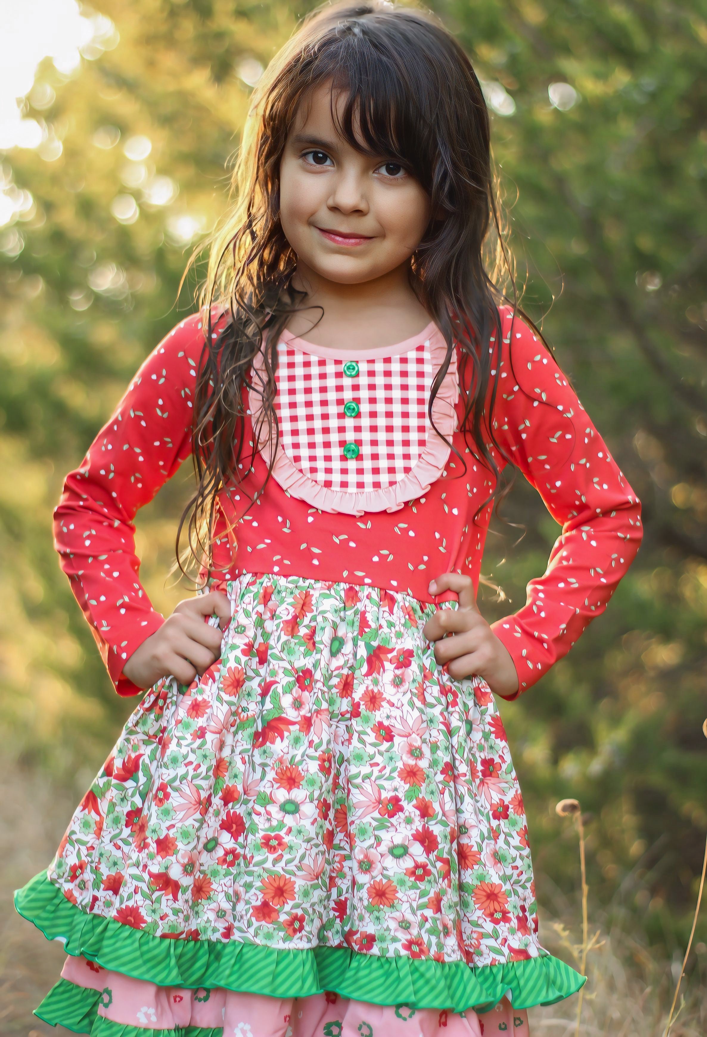 Holiday Heirloom Bib Dress