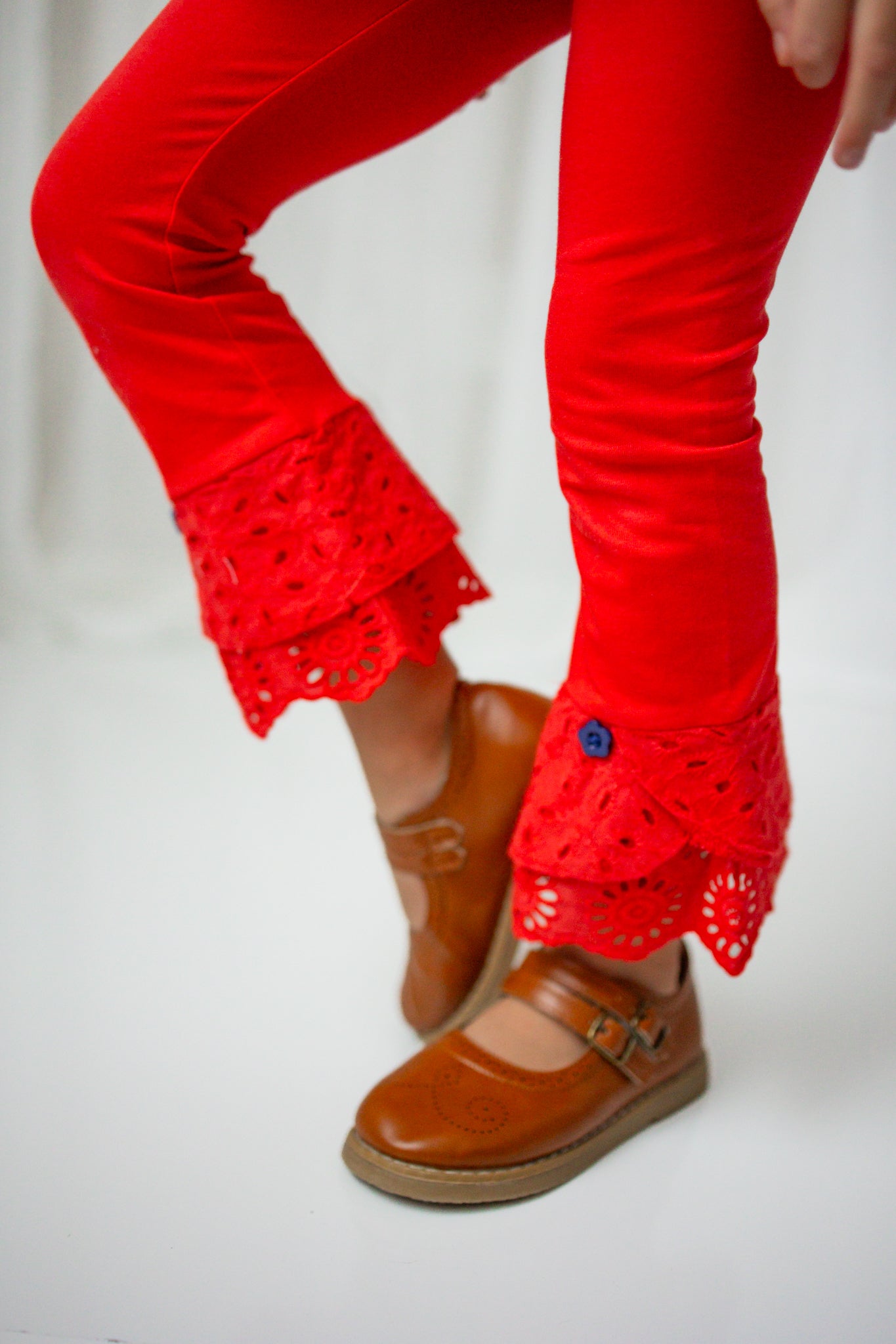 Cozy Hollow Ruffle Leggings (Pre-Order)