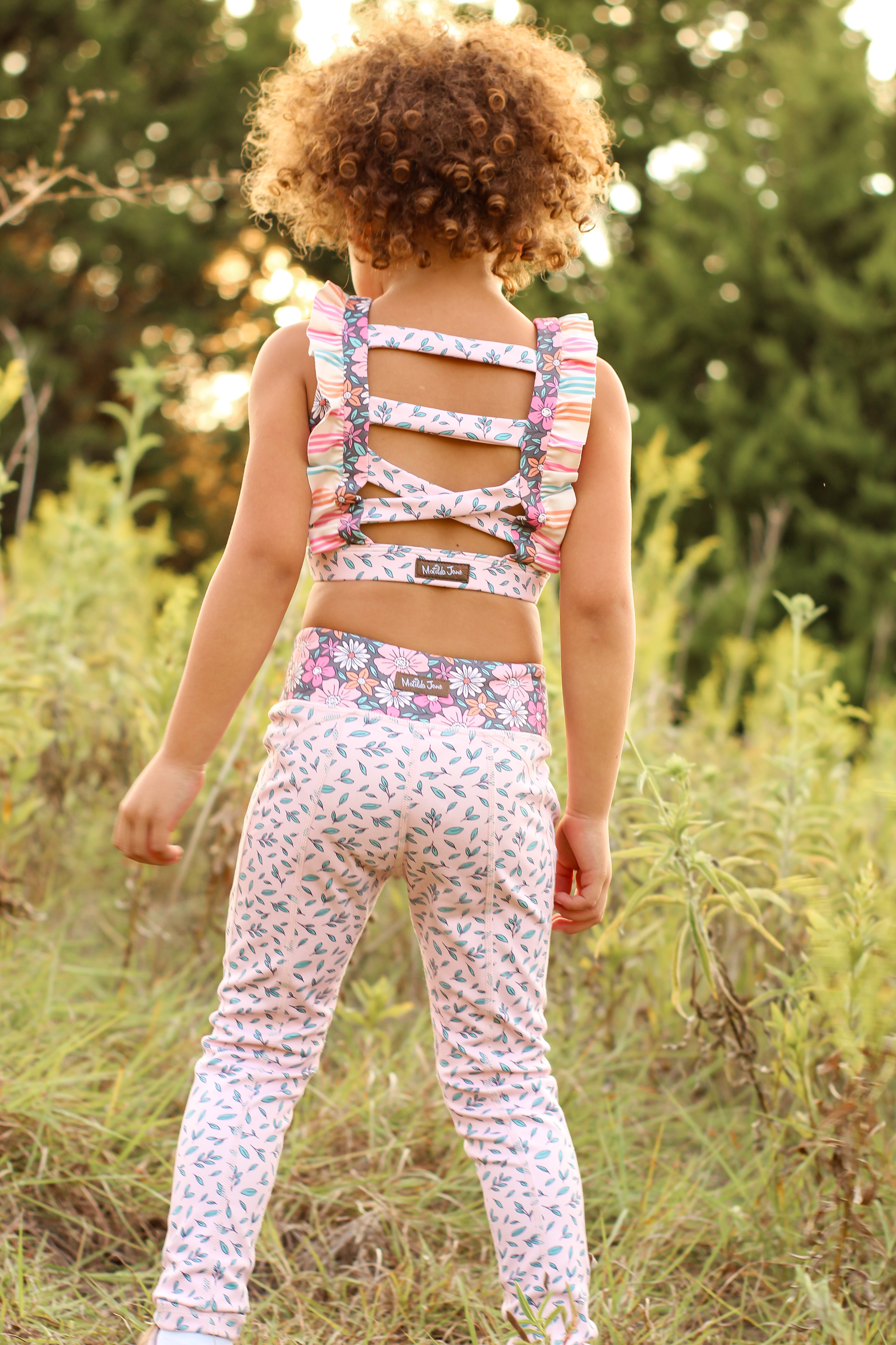 Twilight Blossom Active Leggings