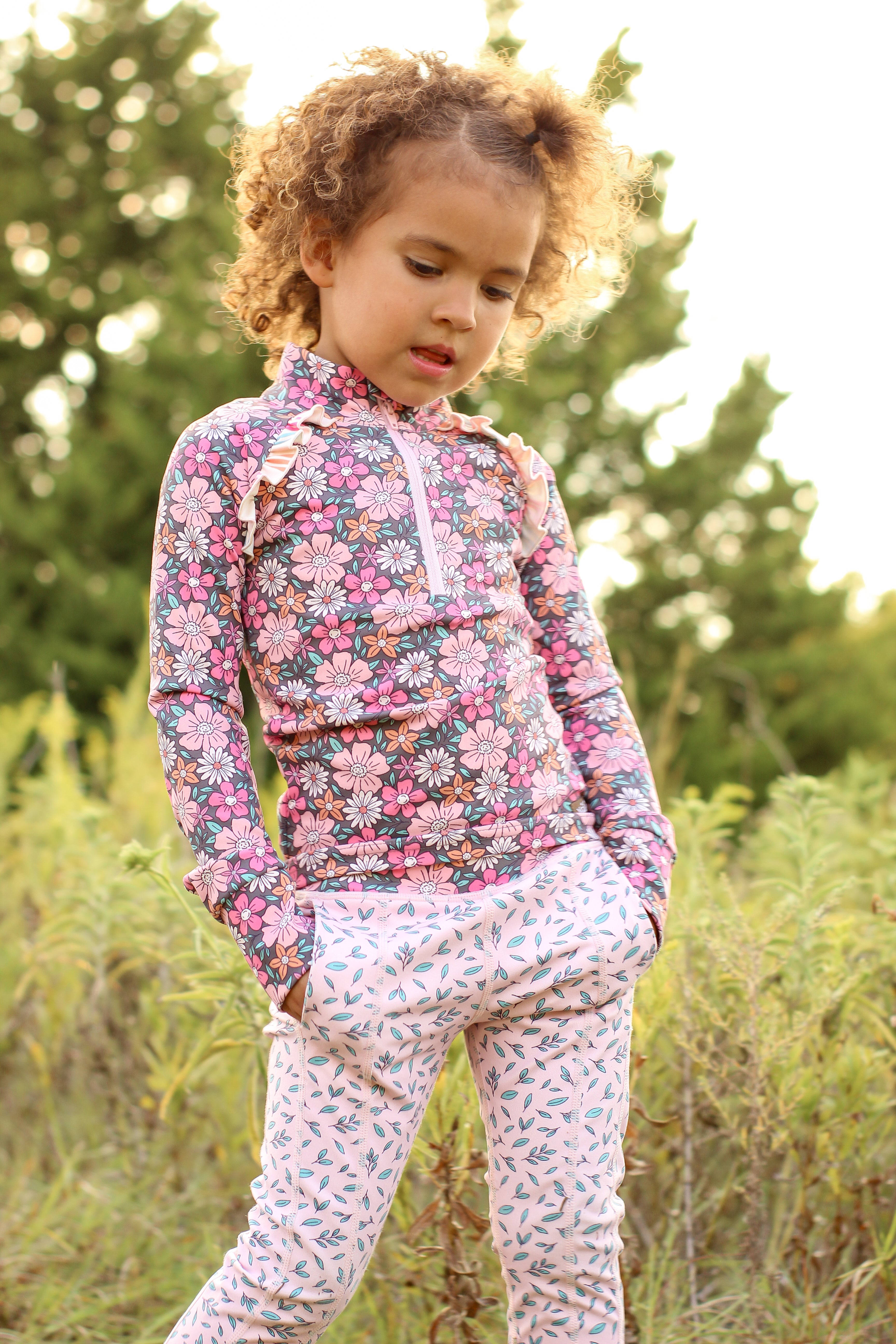 Twilight Blossom Active Pullover
