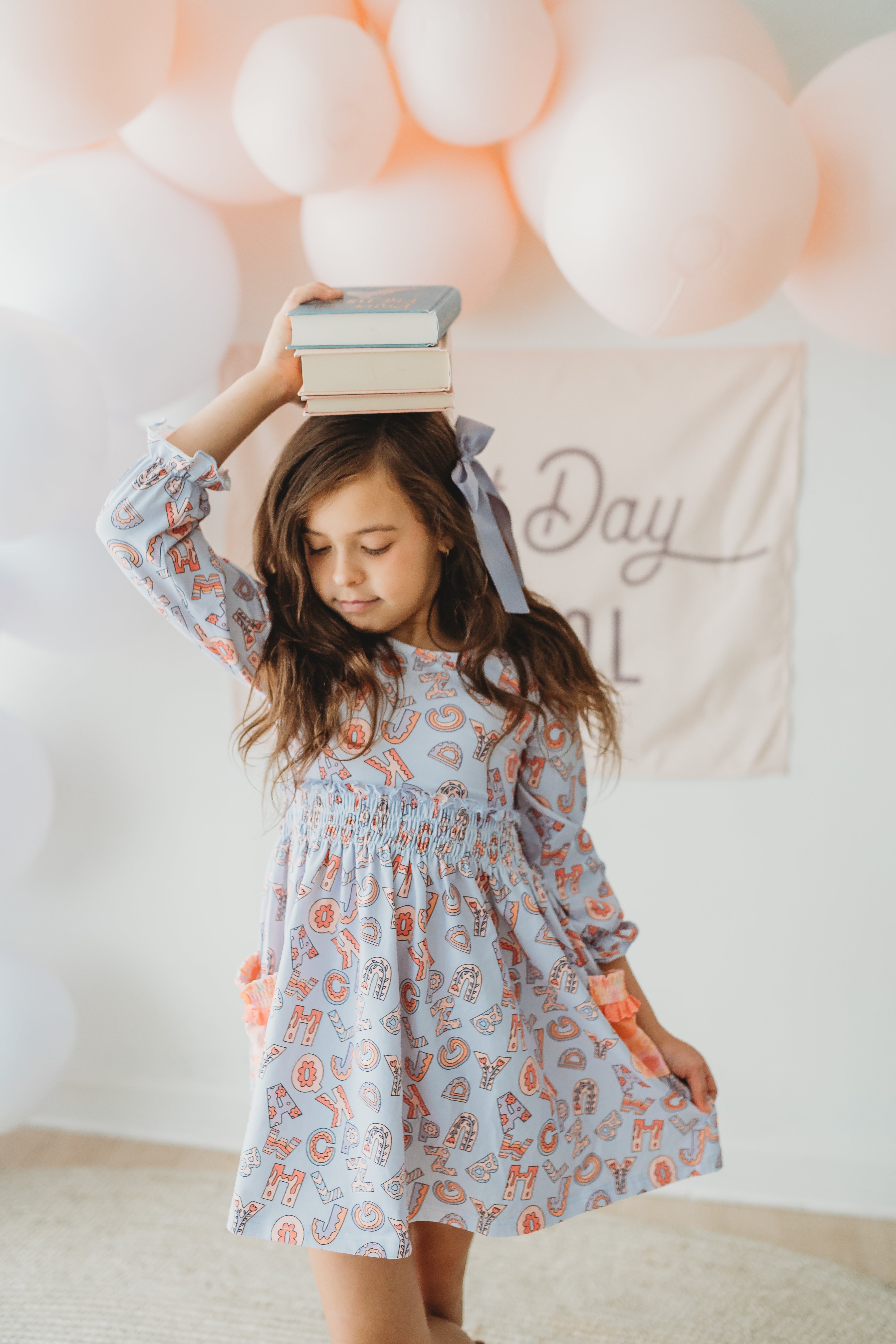 Alphabet Parade Lap Dress (Pre-Order)