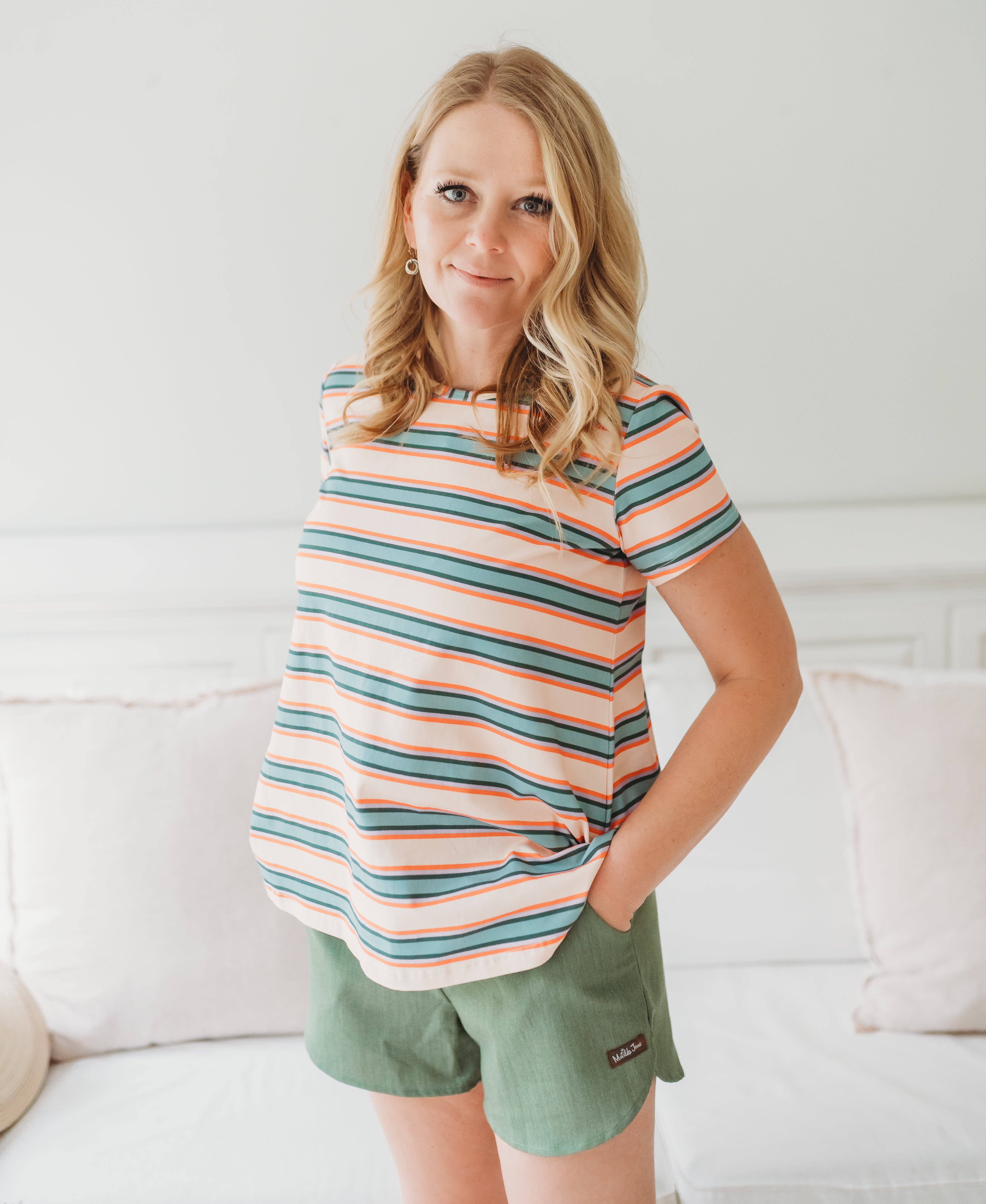 Women's Top | Stripe It Retro