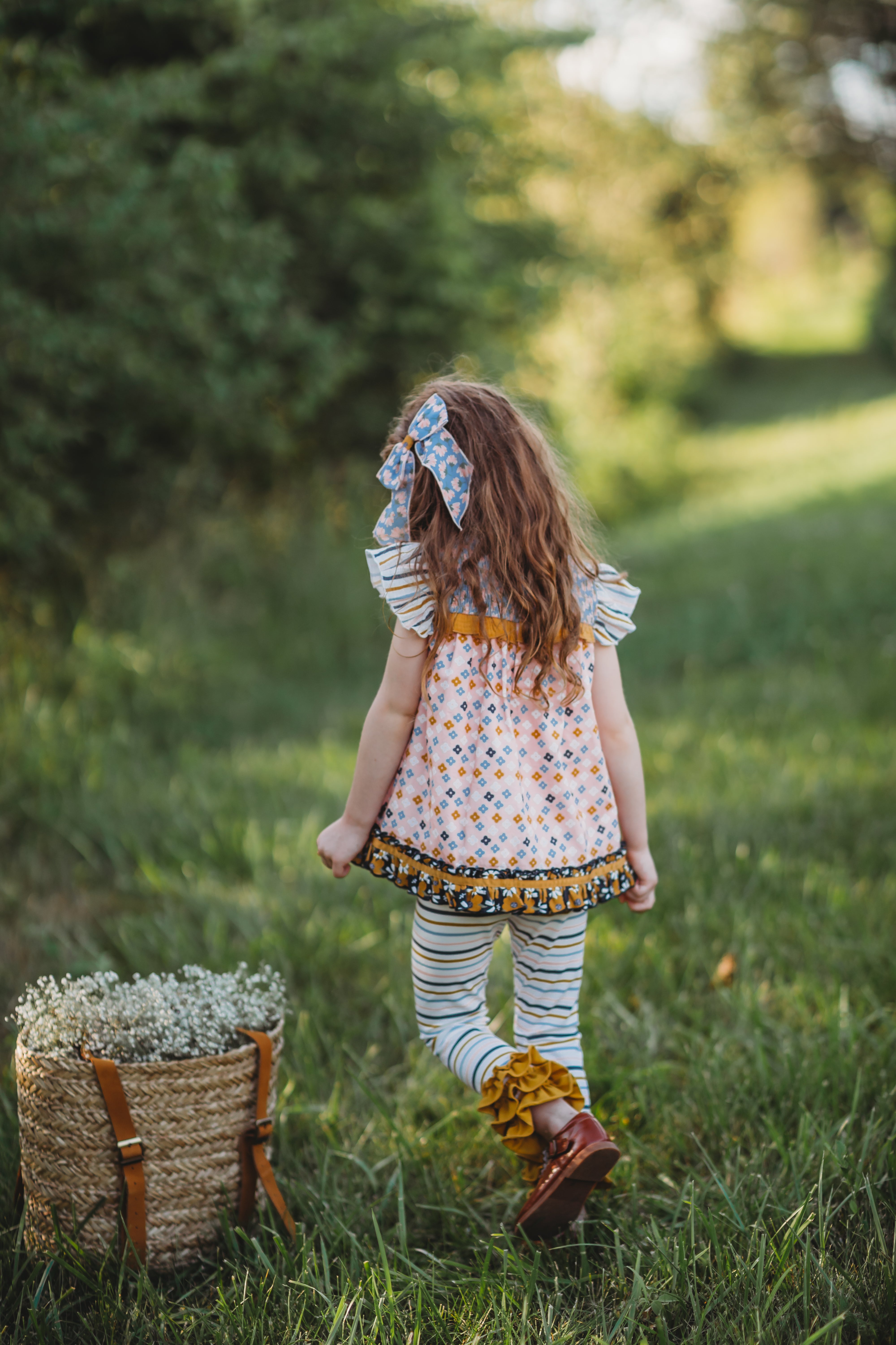 Maple Magic Striped Leggings