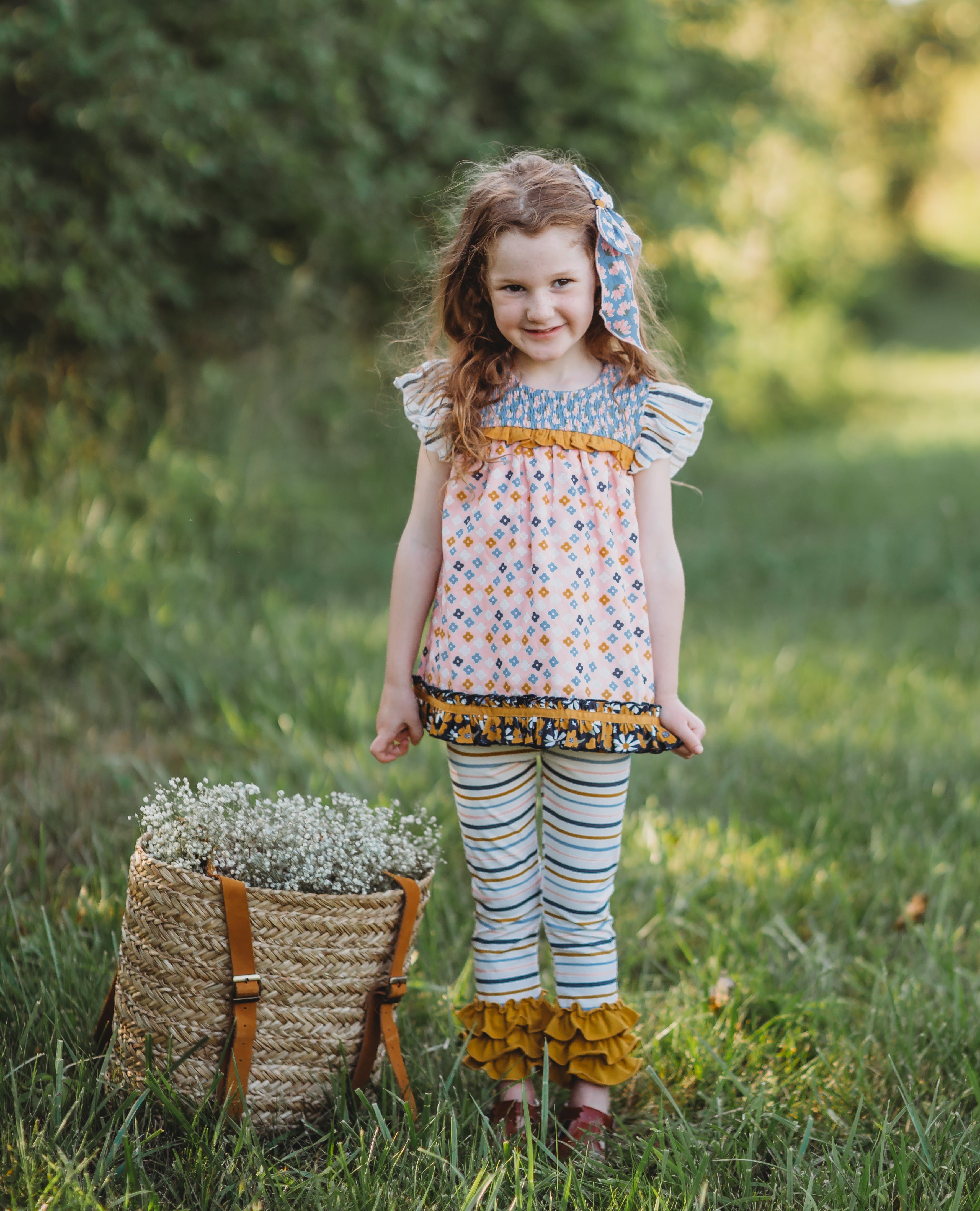 Maple Magic Striped Leggings