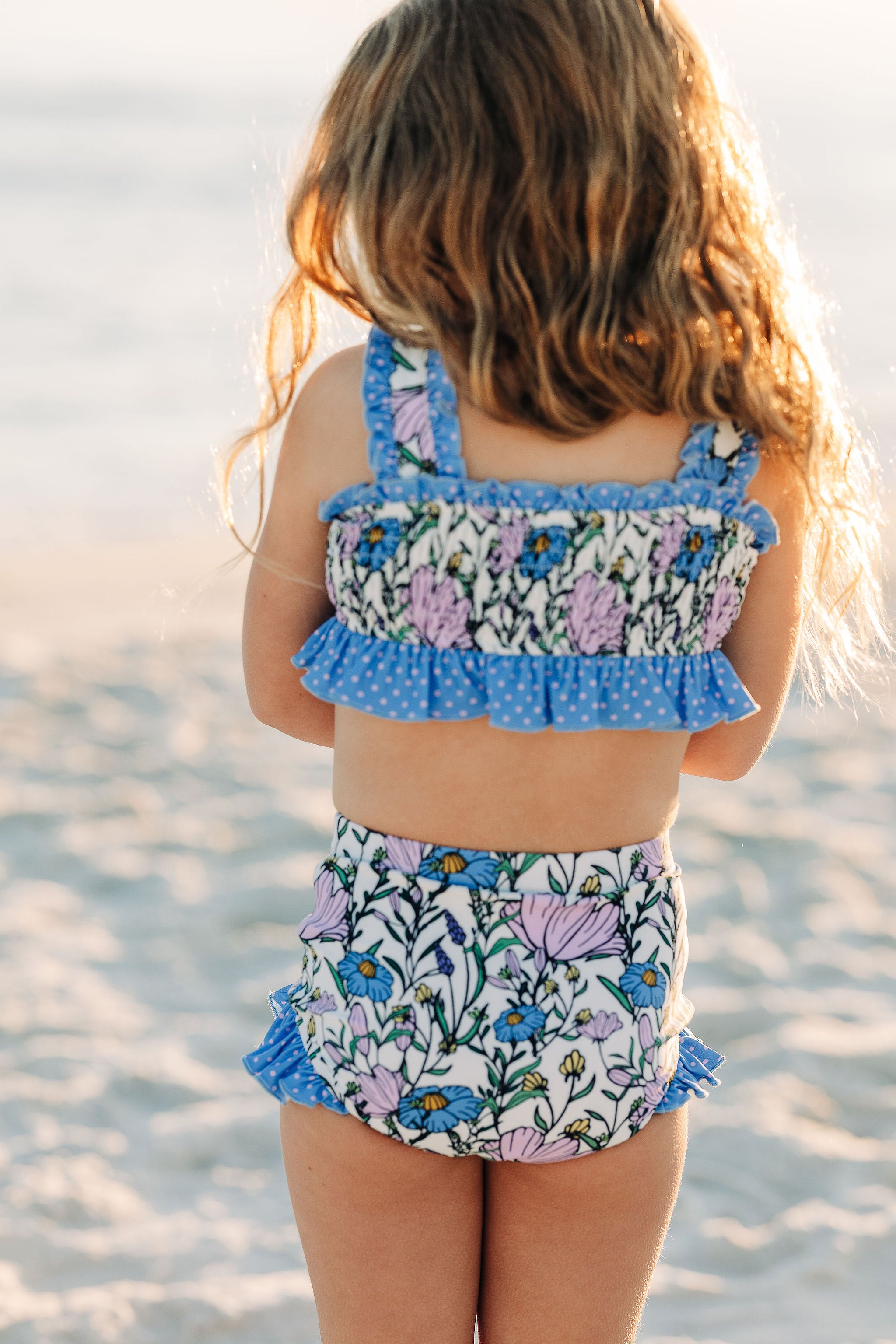 Smocked Swimsuit | Sandcastle Shores