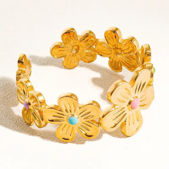 Golden Bloom Ring