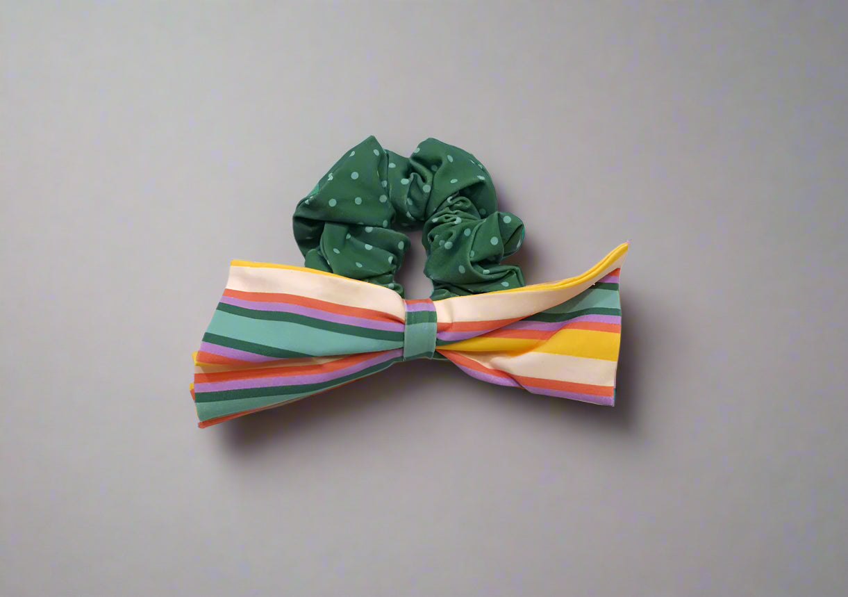 Dot to Dash Scrunchie
