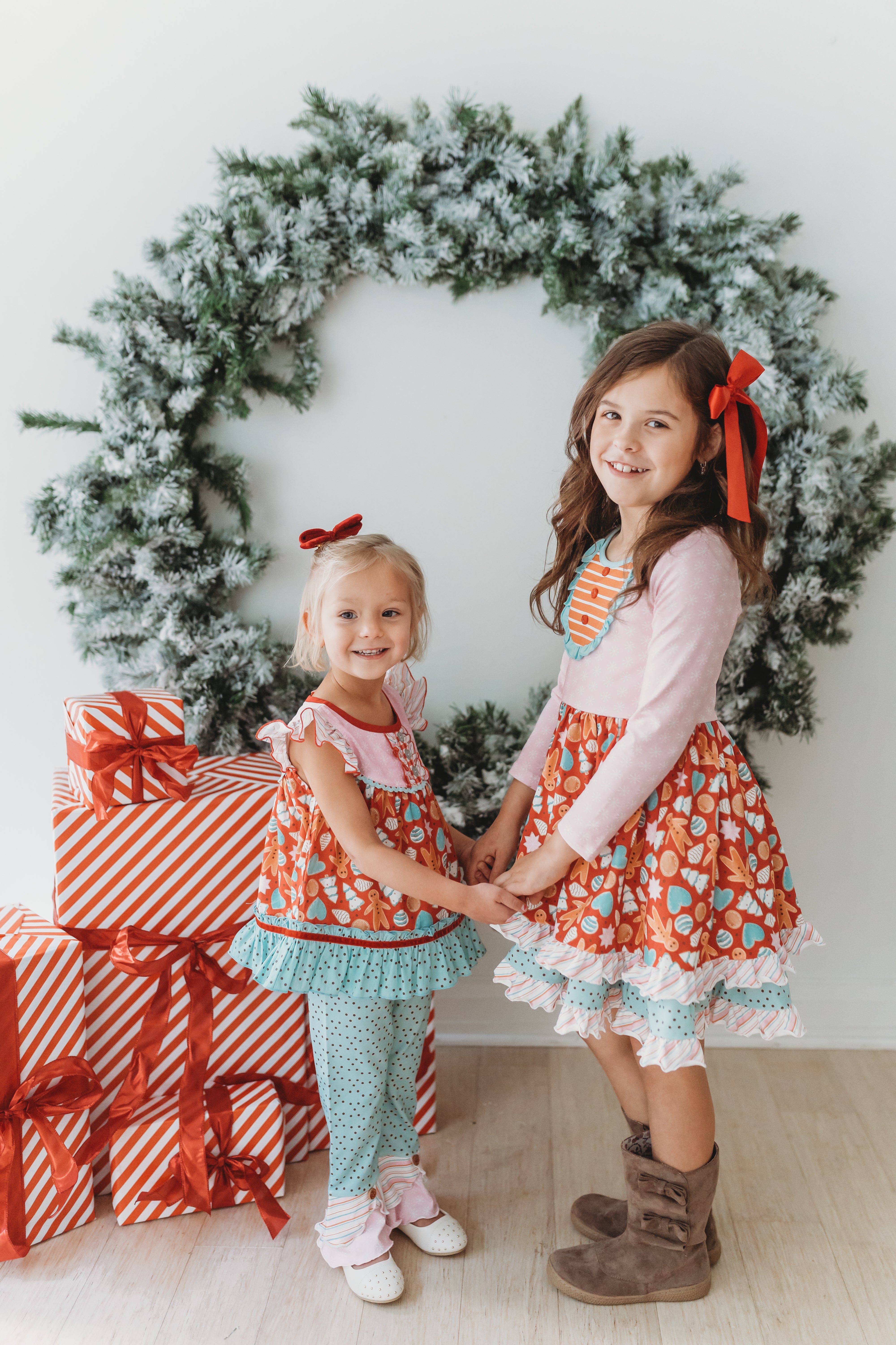 Merry Gingerbread Moments Bib Dress