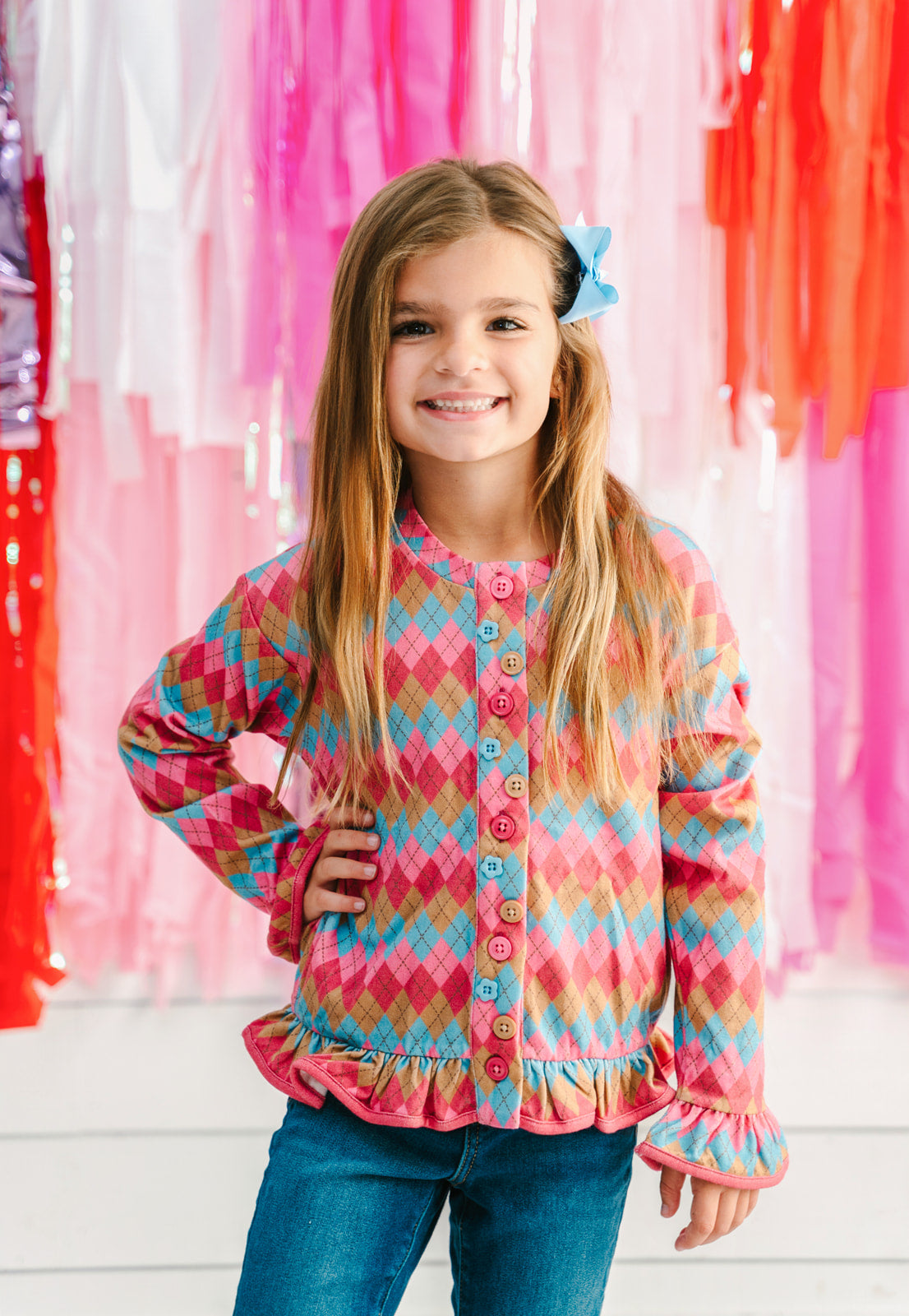 Cupid's Argyle Cardigan