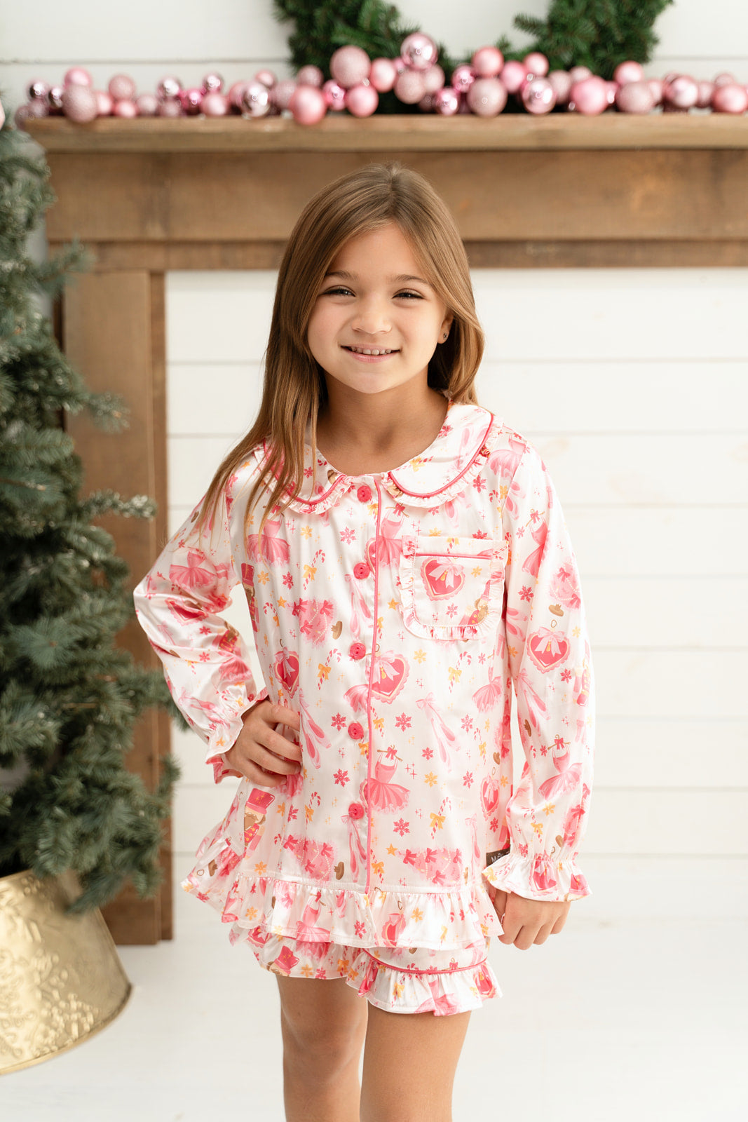 Sugarplum Soirée Satin Lounge Set (Pre-Order Ships End of October)