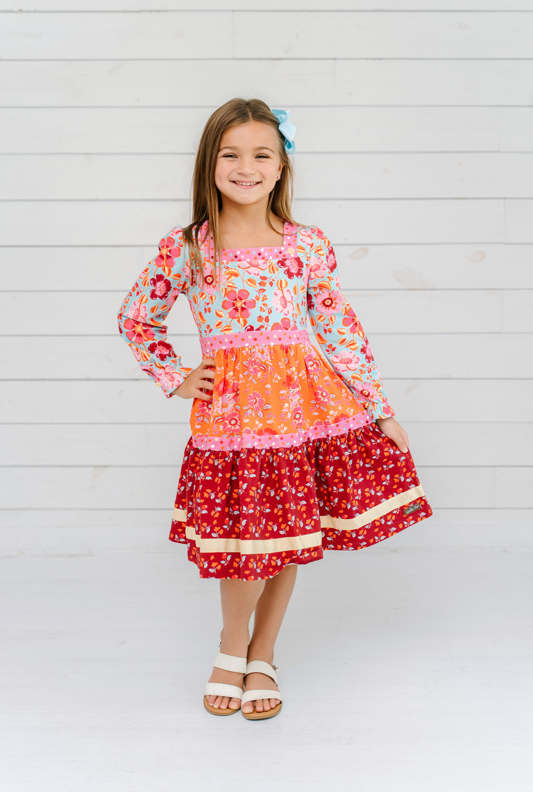 Autumn Story Panel Dress (Pre-Order)
