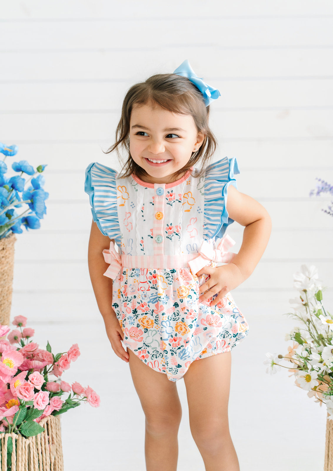 Hippity Hop Garden Bubble Romper