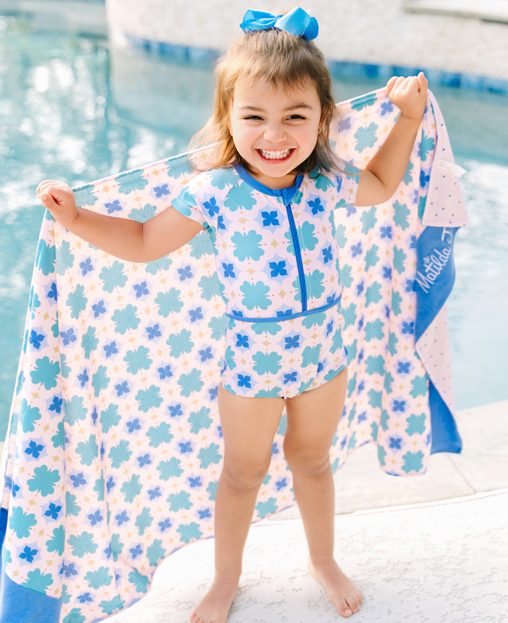 Rash Guard Swimsuit - Short Sleeve | Mod Petal (Pre-Order)