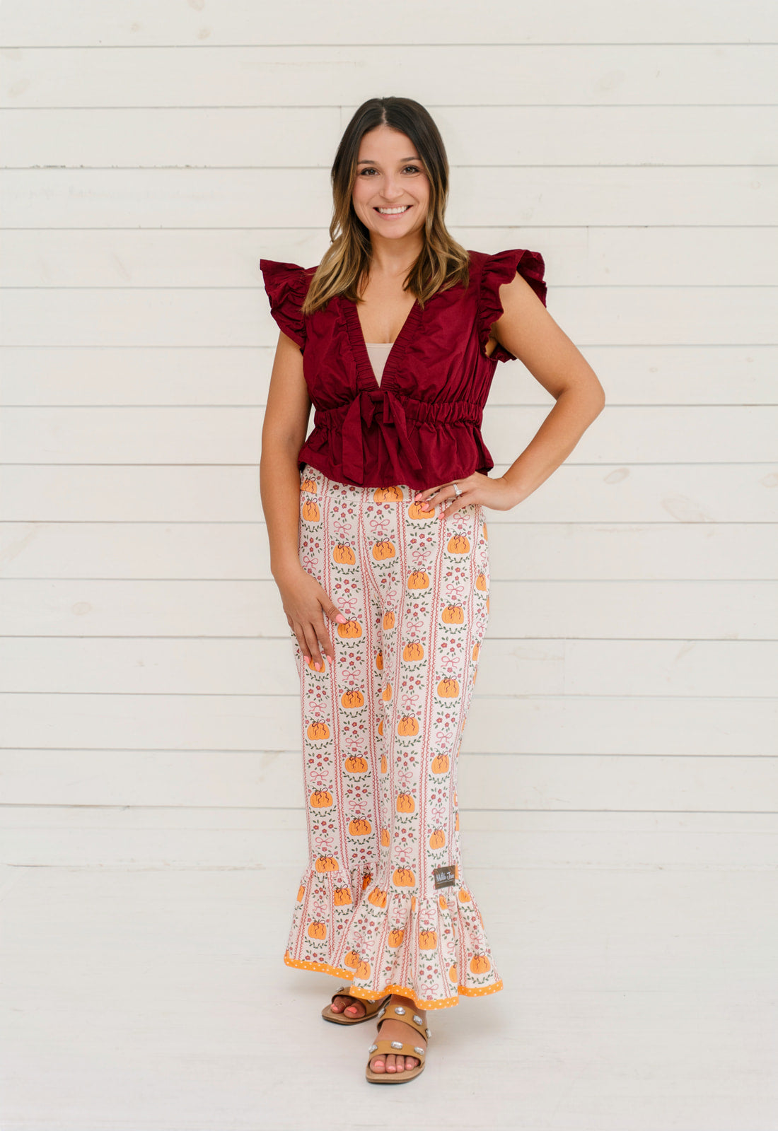 Women's Big Ruffles | Pumpkin Kisses (Pre-Order)