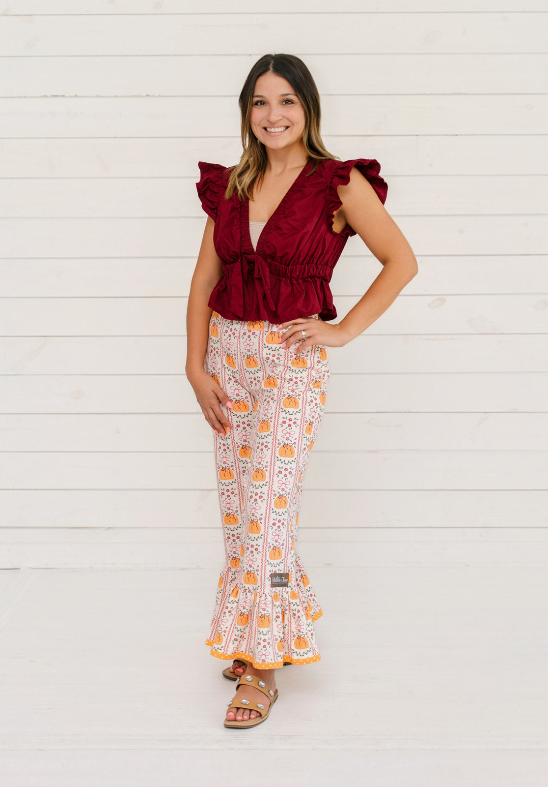 Women's Big Ruffles | Pumpkin Kisses (Pre-Order)