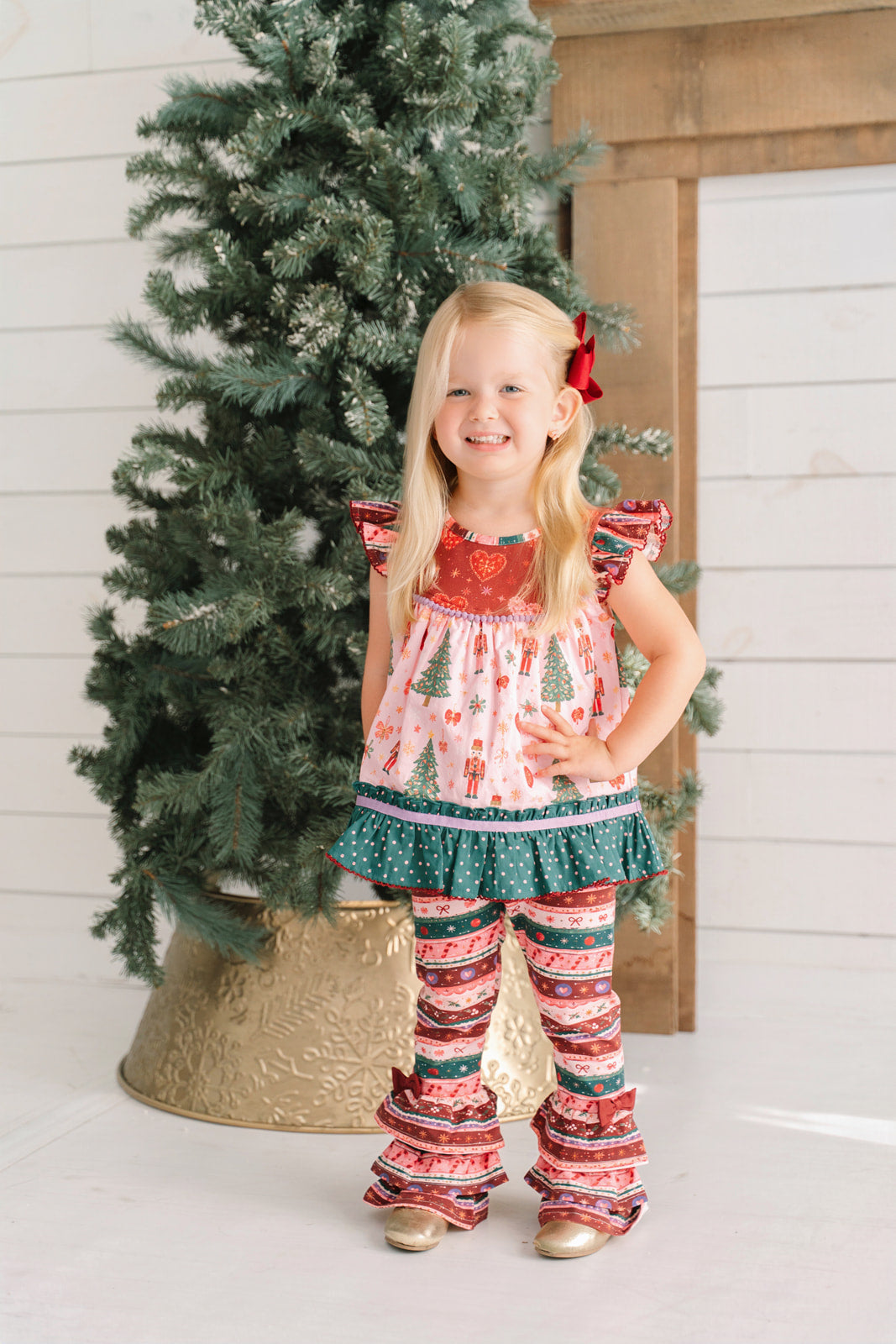 Sugarplum Stripe Benny Leggings (Pre-Order)