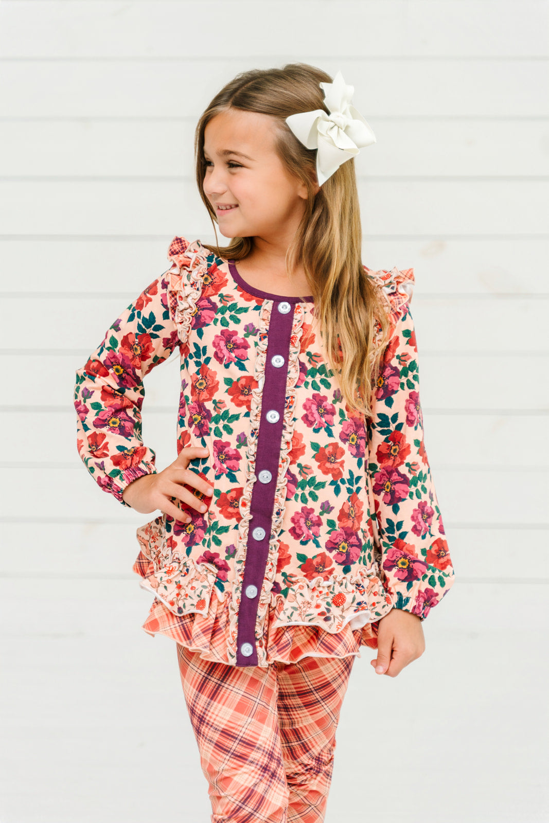 Apple Butter Ruffle Tunic (Pre-Order)