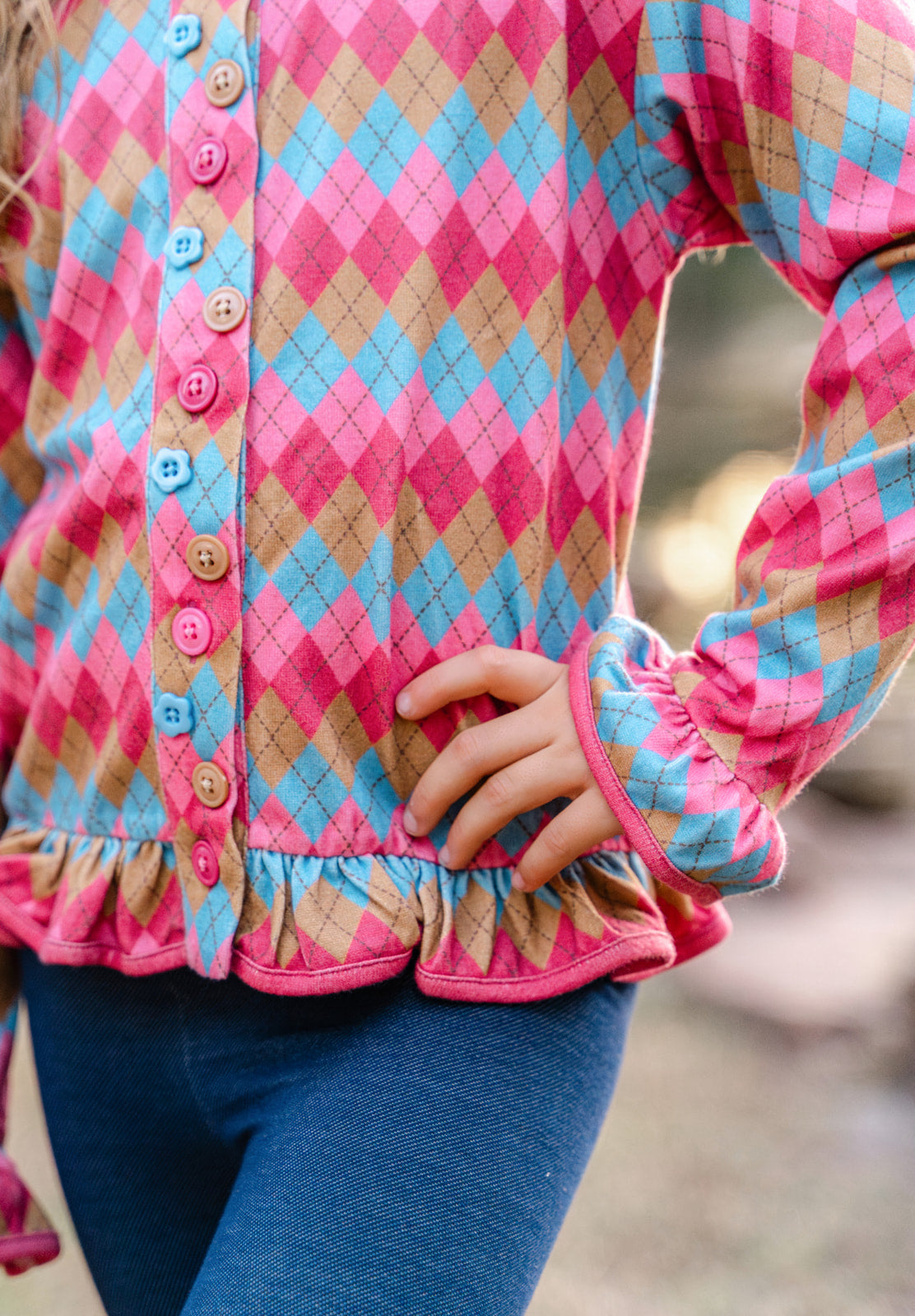 Cupid's Argyle Cardigan