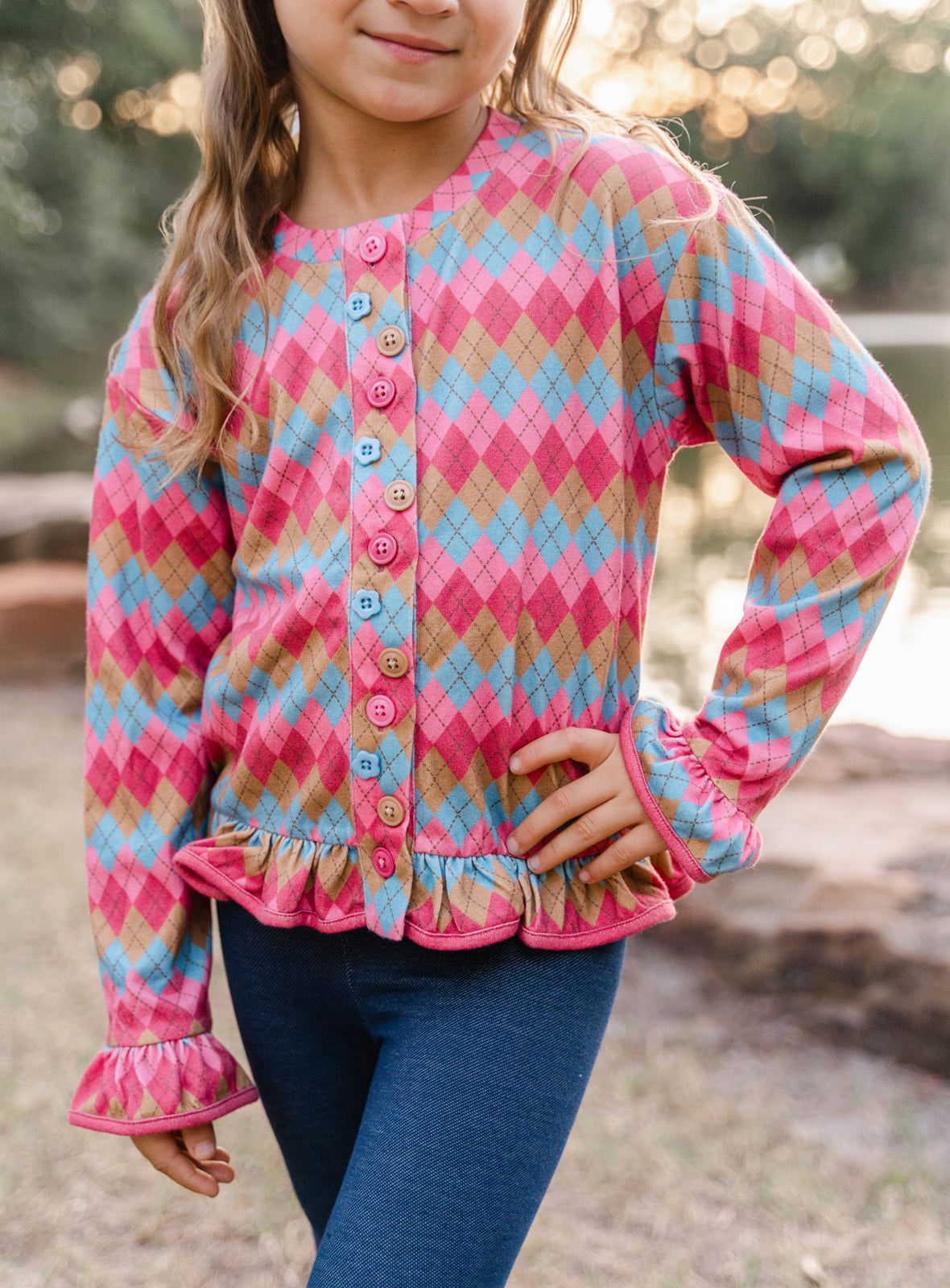 Cupid's Argyle Cardigan