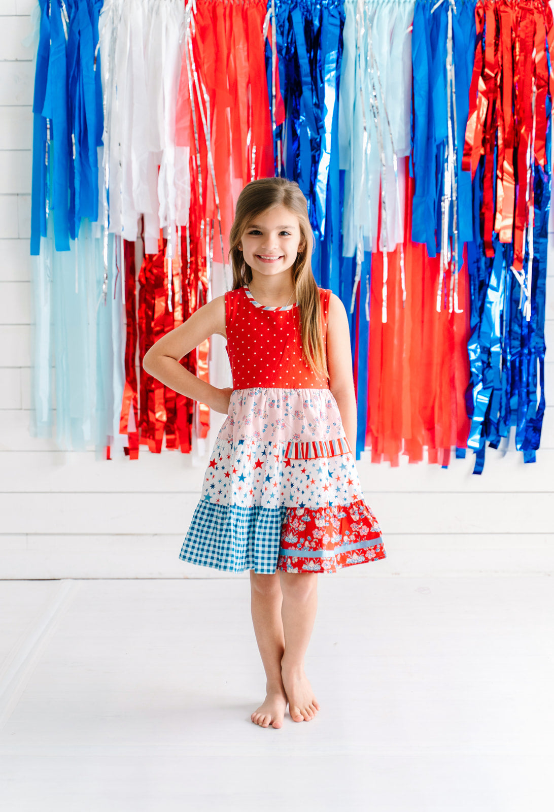 Little Liberty Duck Parade Panel Dress