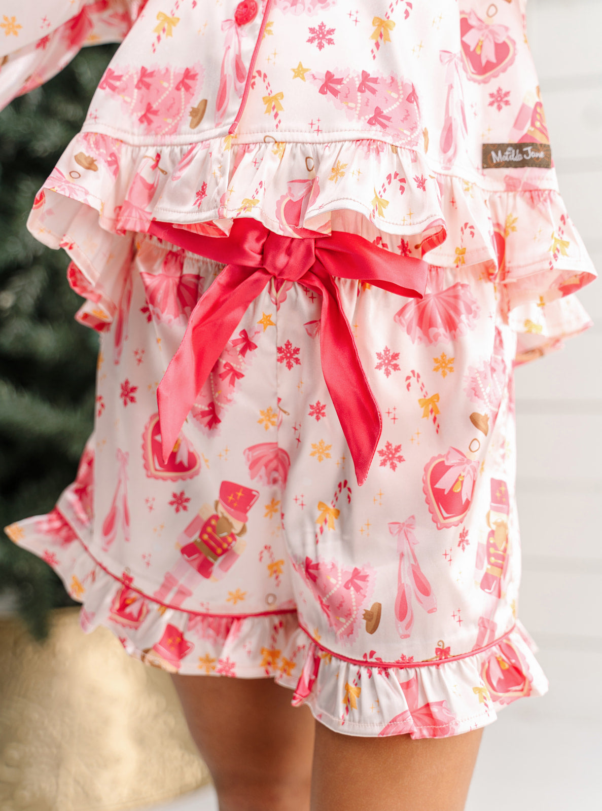 Sugarplum Soirée Satin Lounge Set (Pre-Order Ships End of October)